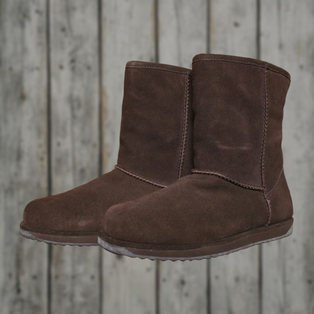Vintage VINTAGE EMU Australia Paterson Lo Brown Suede Shearling Lined Waterproof Winter Boots Women's 10 Size US 8 / IT 38 - 1 Thumbnail