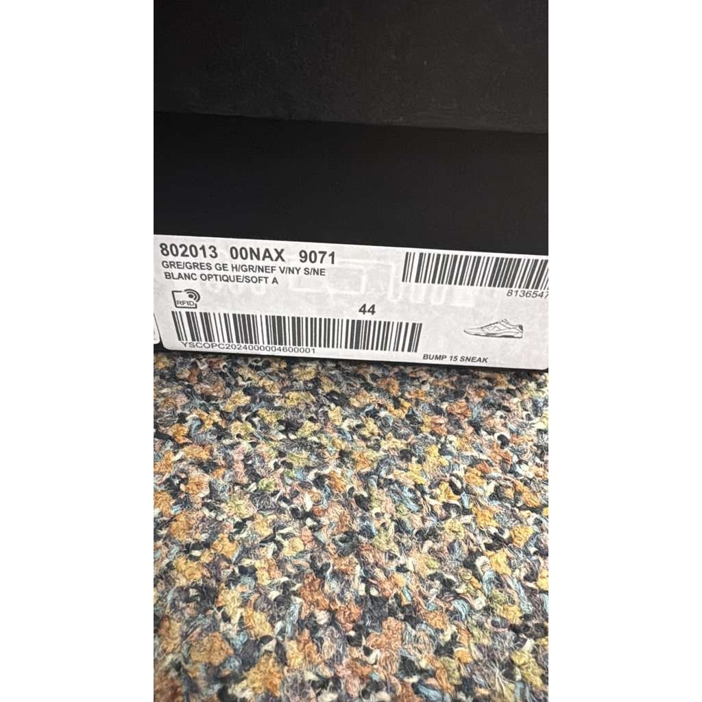 Saint Laurent Paris o1rshd1 Bump 15 Low-Top Sneaker in Blanc Optique / Soft A Size US 11 / EU 44 - 23 Thumbnail