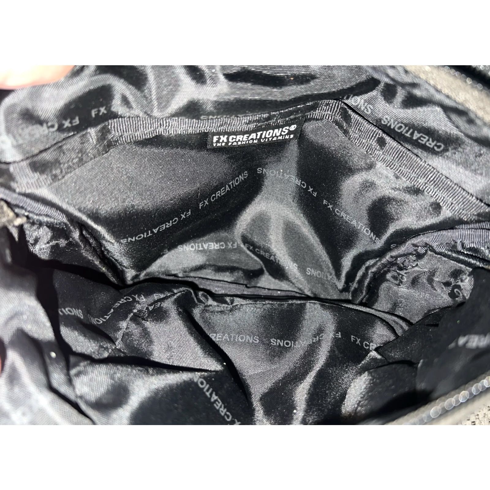 Vintage FX Originals Waist Pack Crossbody Fanny Bag Belt Bag Women Gray Nylon 10” wide 6.5” tall Size ONE SIZE - 5 Thumbnail