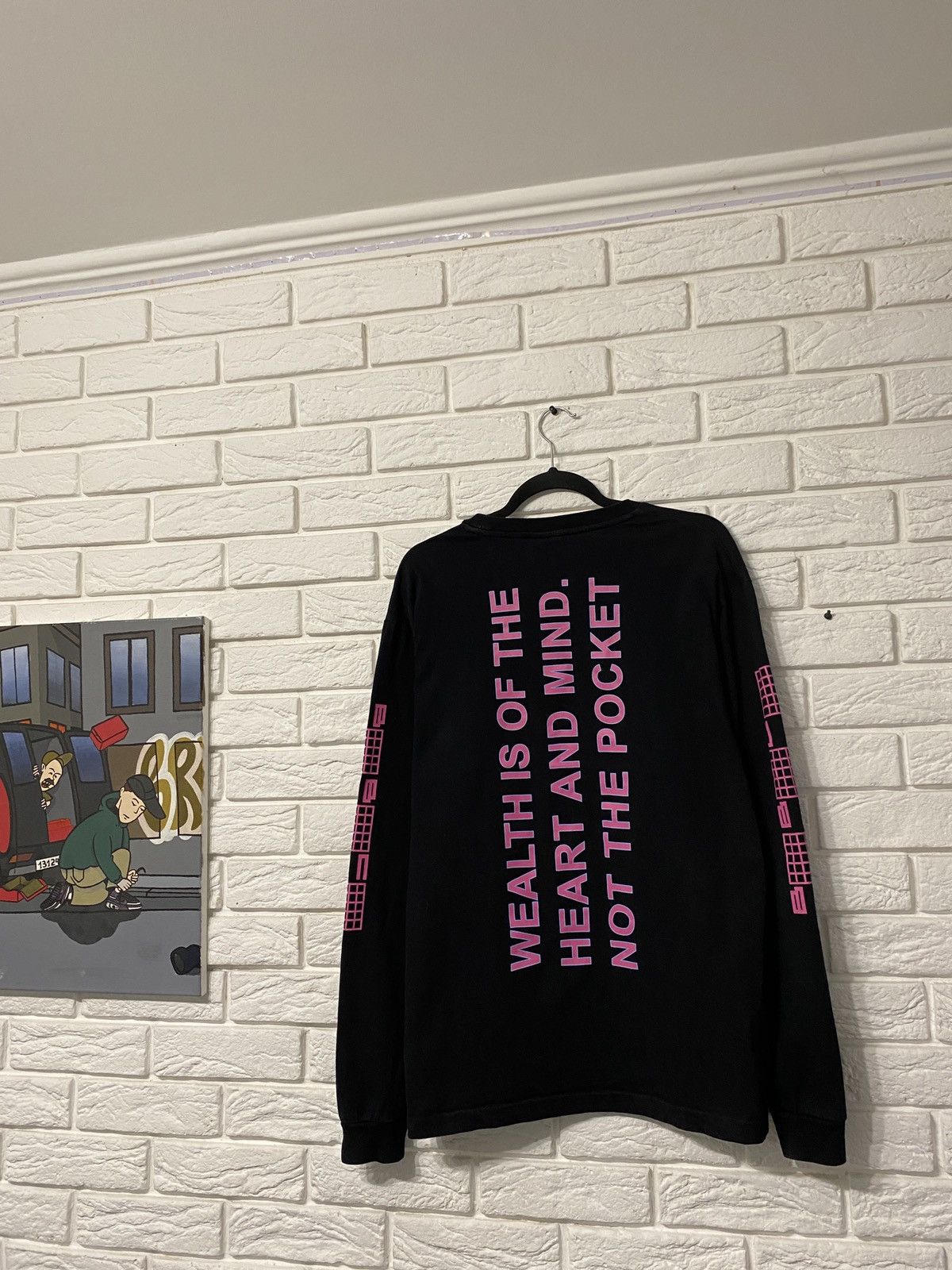Billionaire Boys Club × Designer × Japanese Brand BBC Billionaire Boys Club Long Sleeve Shirt Big Centre Logo Size US XL / EU 56 / 4 - 5 Thumbnail
