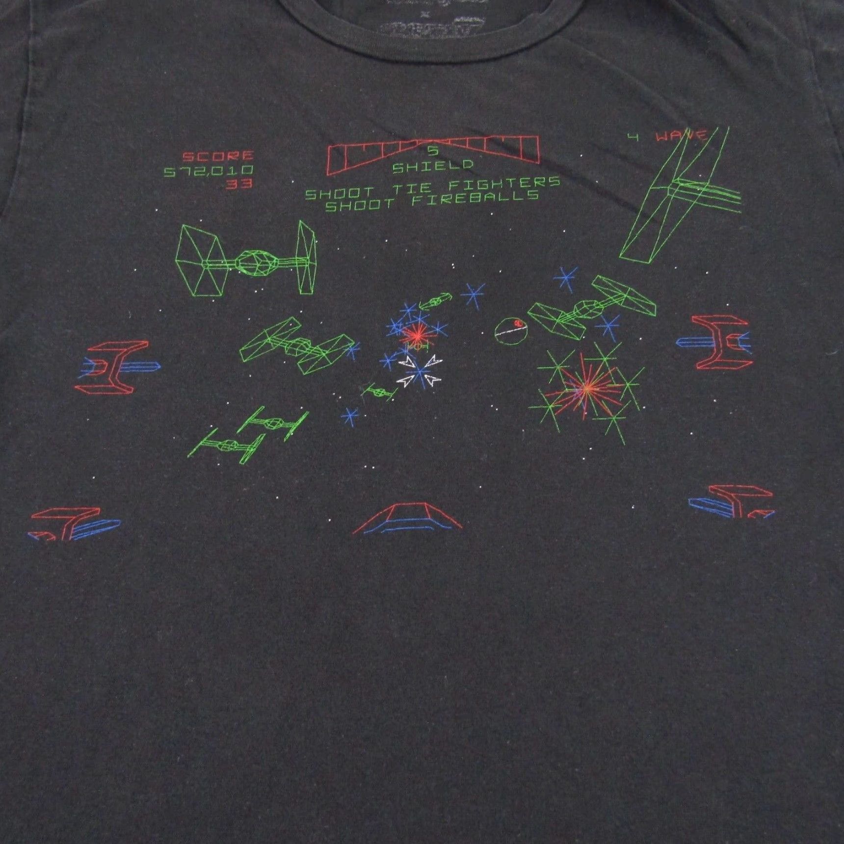 Star Wars VINTAGE Star Wars Shirt Mens M Black Super 7 Arcade Tie Fighter Crewneck Tee Size US M / EU 48-50 / 2 - 5 Thumbnail
