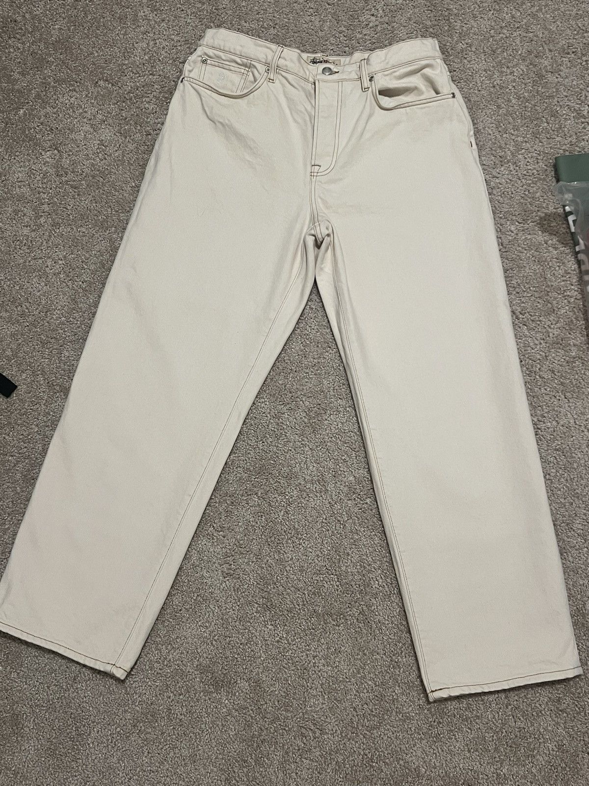 Stussy Stussy Classic Denim Jean Natural 32 Size US 32 / EU 48 - 1 Thumbnail