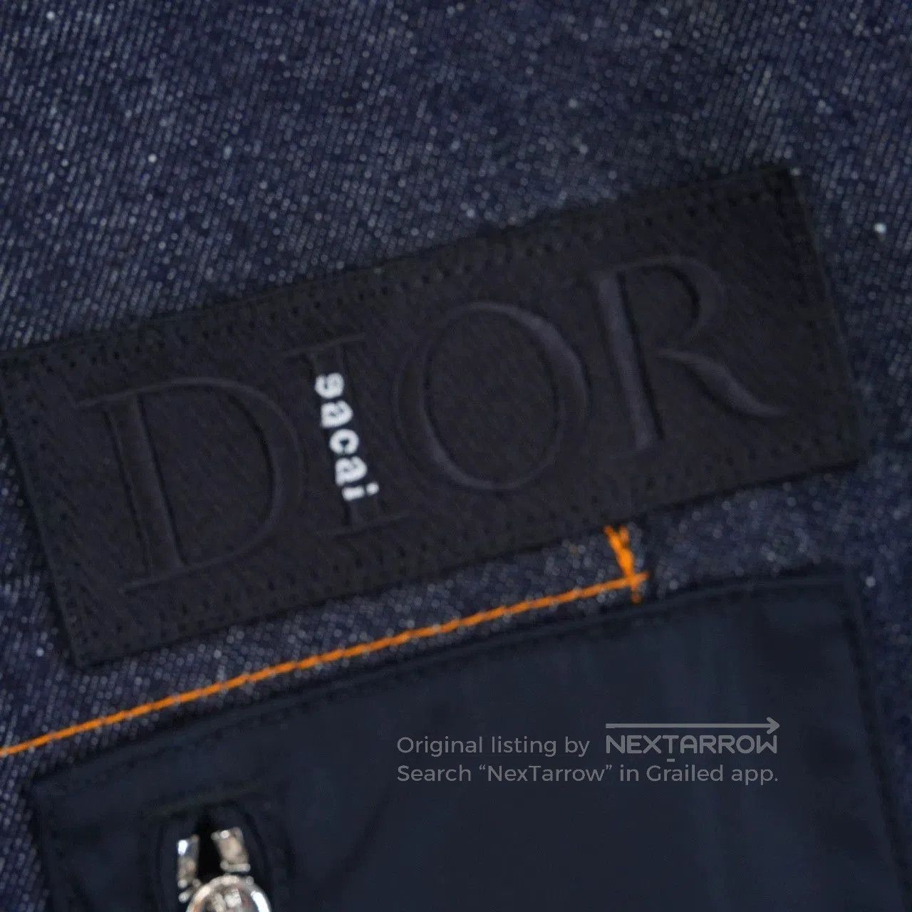 Dior Dior Sacai Denim Jacket. Size US L / EU 52-54 / 3 - 5 Thumbnail