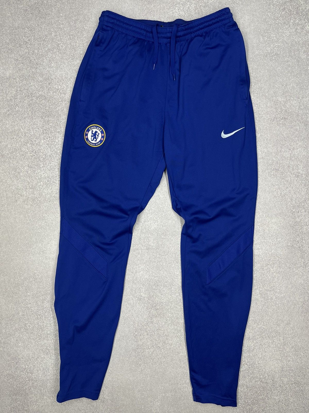 Mens Nike Chelsea Football Club Blue Sweatpants Soccer