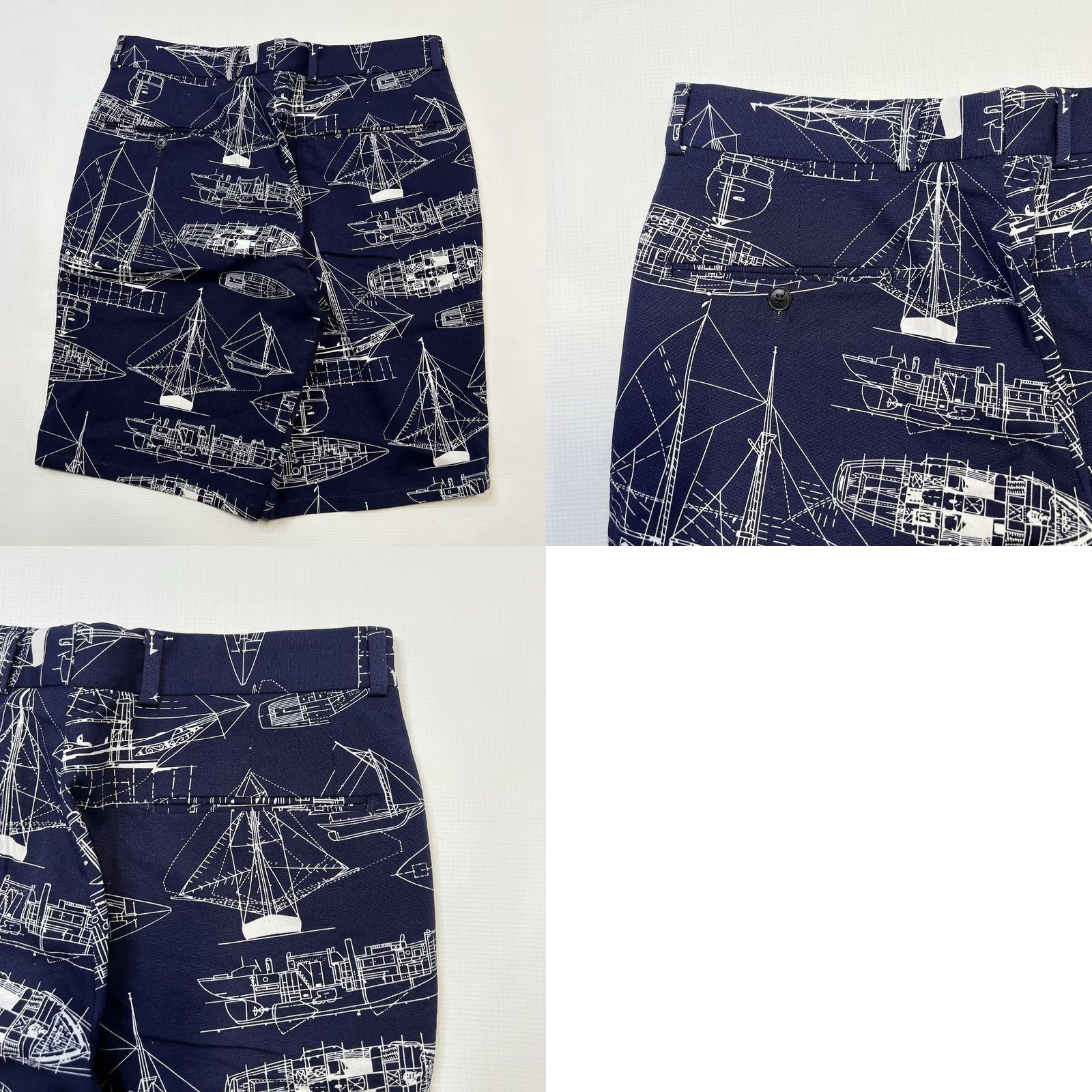 Vintage Gitman Bros Shorts Sail Boat Print Chinos 100% Cotton Made in USA Size 30 Size US 30 / EU 46 - 8 Thumbnail