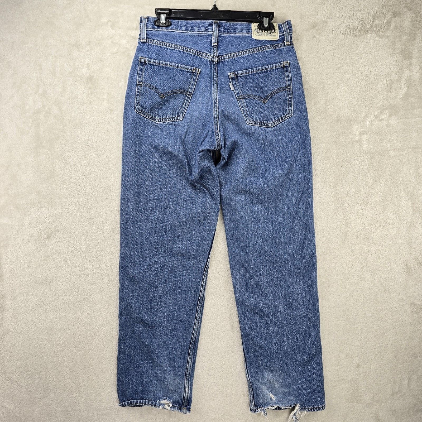 Levi's Levis Silvertab 94 Baggy Jeans Mens 28x29 Blue Denim Y2K Size US 28 / EU 44 - 7 Thumbnail