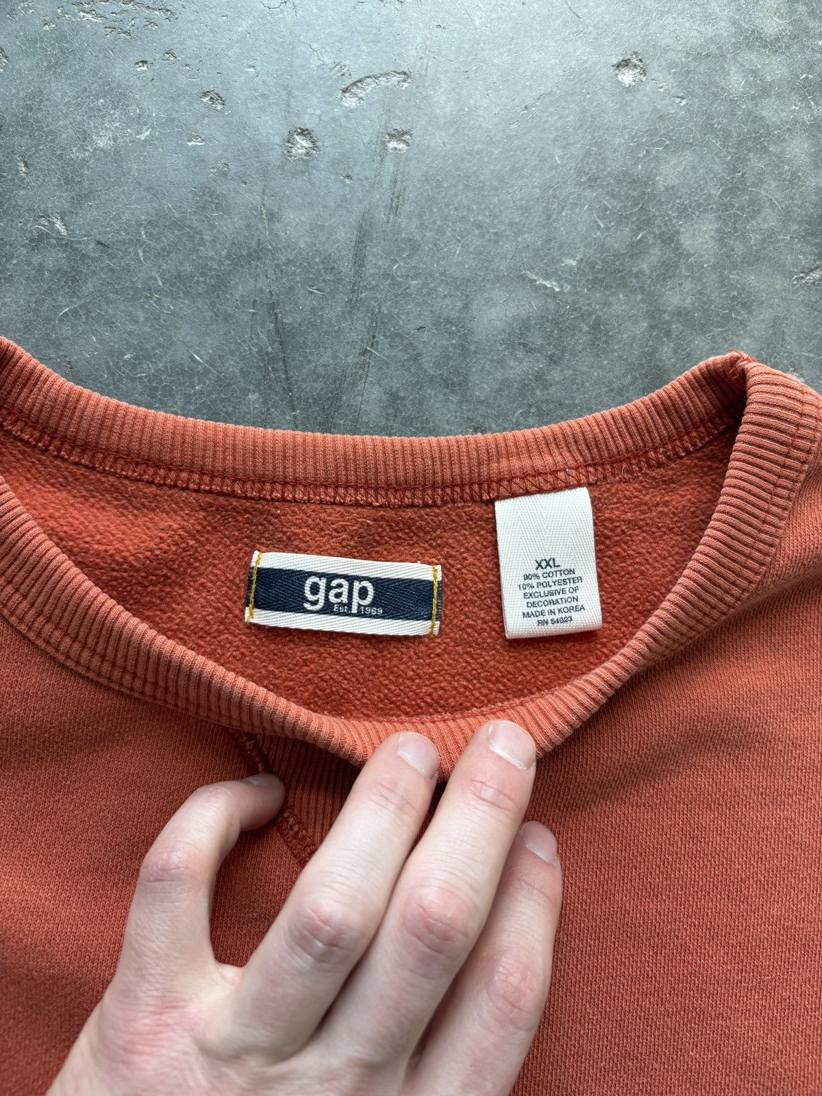 Gap Vintage Y2K Gap Denim Crewneck Sweatshirt Baggy Fit Size US XXL / EU 58 / 5 - 3 Thumbnail