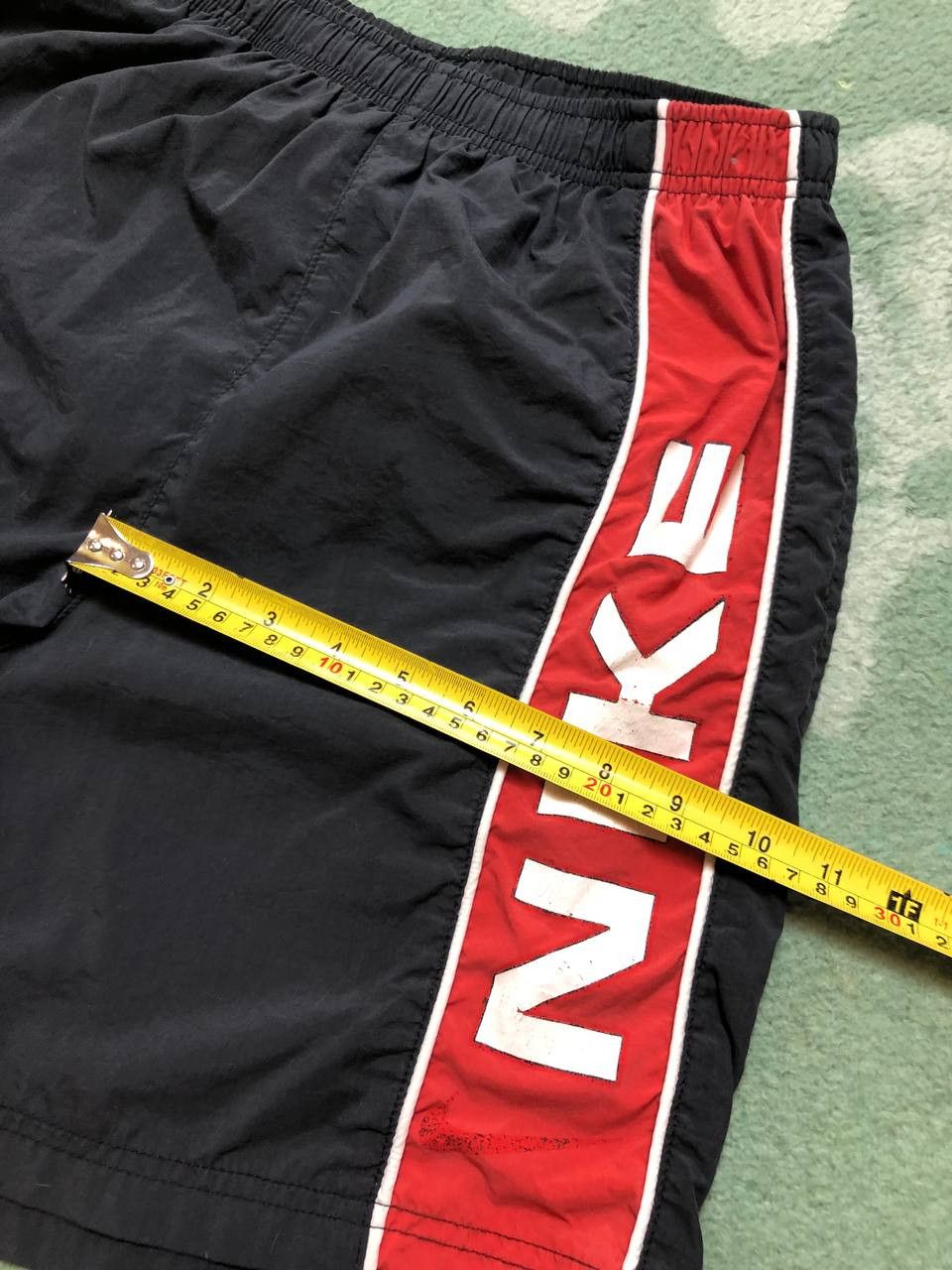 Nike Nike black shorts big logo crazy Y2K Vintage sportwear Size US 30 / EU 46 - 12 Thumbnail