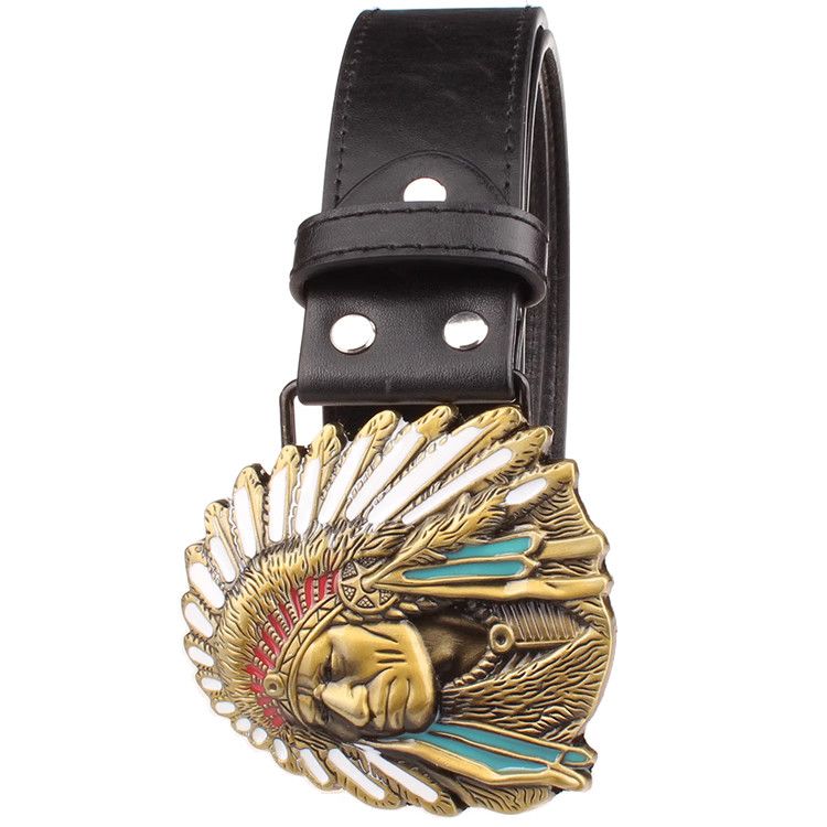 Designer Future Vintage Belt Riveted Belts Menswear Accessories Size ONE SIZE - 3 Thumbnail