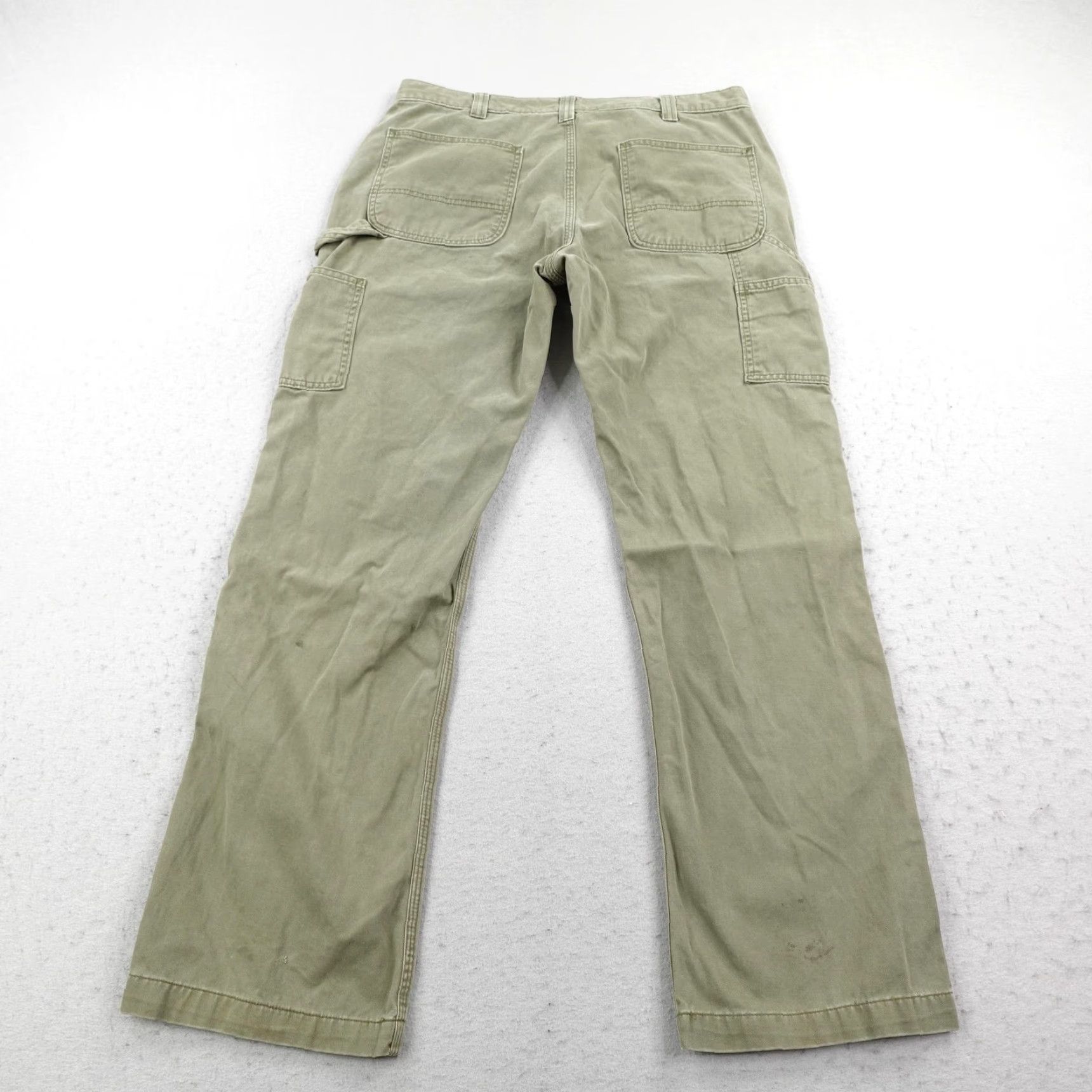 Carhartt Carhartt Pants Mens 36x32 Green Relaxed Fit Twill Carpenter Dungaree Work Washed Size US 36 / EU 52 - 7 Thumbnail