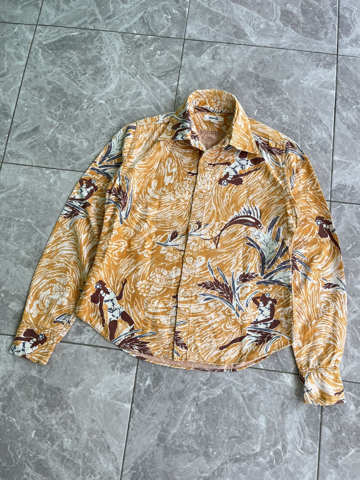 45rpm Japanese Brand 45rpm Full Print Button Shirt Size US S / EU 44-46 / 1 - 2 Thumbnail