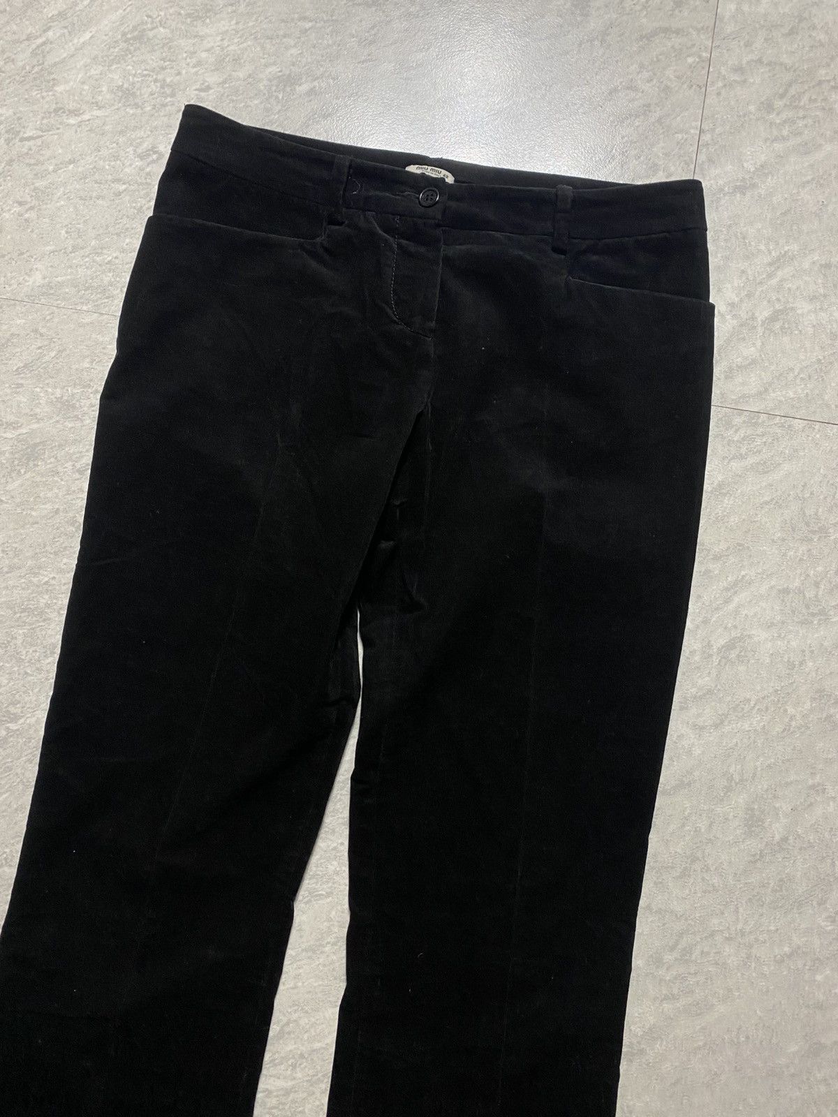 Miu Miu VINTAGE MIU MIU CORDUROY BOOTCUT PANTS Size 28" / US 6 / IT 42 - 4 Thumbnail