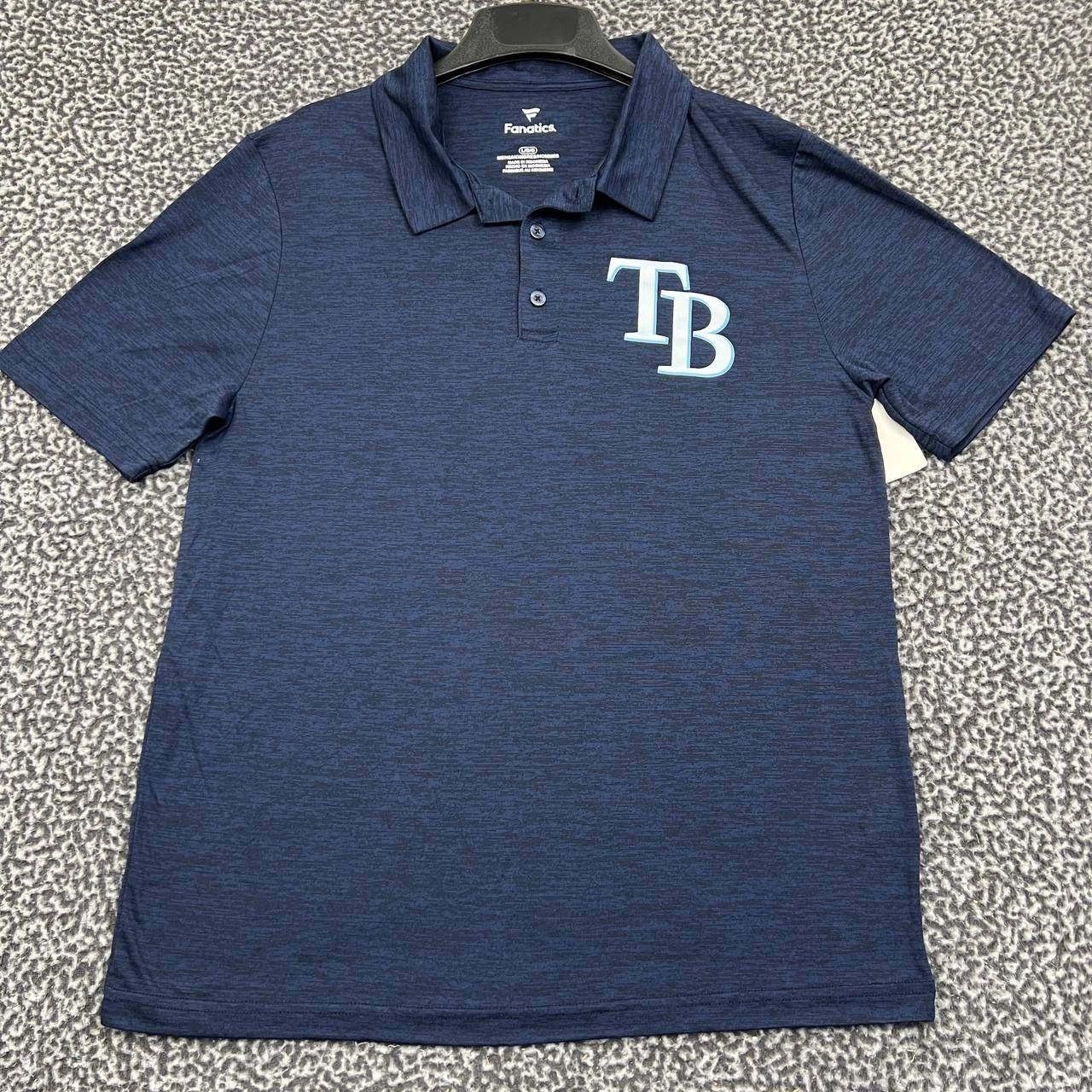Other Tampa Bay Rays Polo Shirt Men L Blue Short Sleeve Collared Size US L / EU 52-54 / 3 - 1 Thumbnail