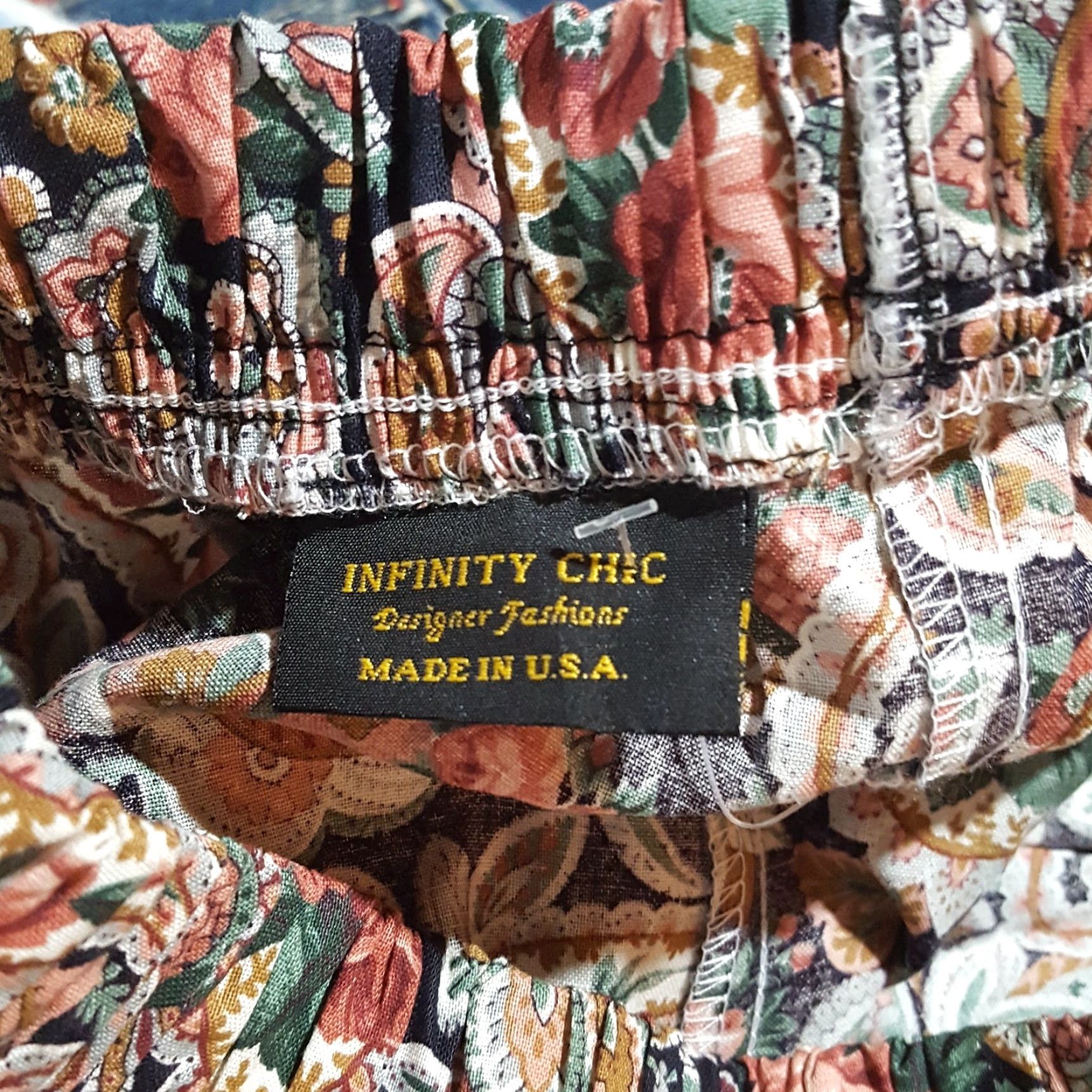 Pinko Vintage Infinity Chic Women's Shorts L Pink Floral Paisley Paperbag 90s Y2K Retro Summer Size 36" / US 14 / IT 50 - 7 Thumbnail