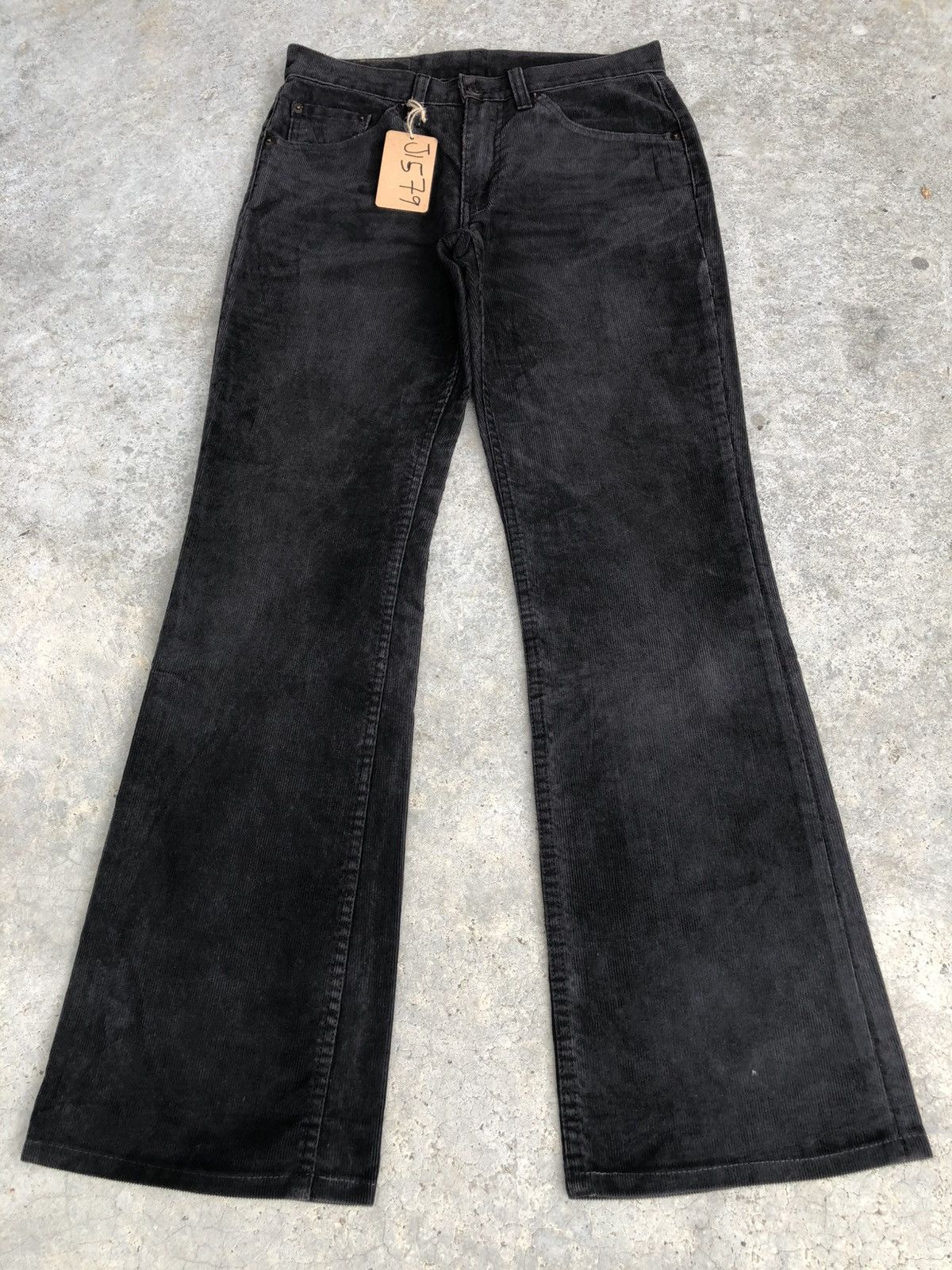 If Six Was Nine Levis 517 Flared Jeans Corduroy Distressed Size US 29 - 1 Thumbnail