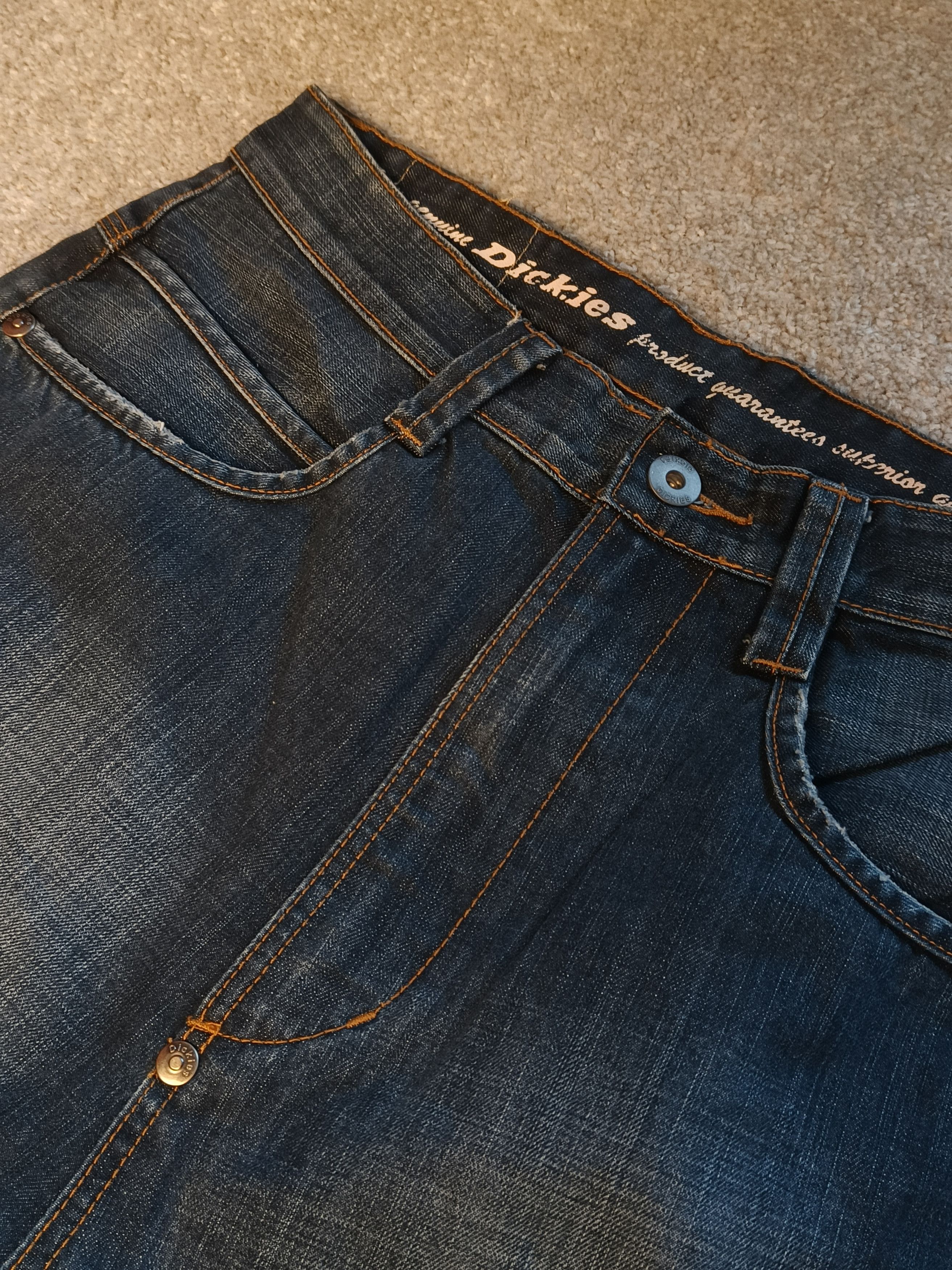 Dickies × Vintage Dickies Denim Classic Workwear Style Blue Jean Shorts Size US 32 / EU 48 - 4 Thumbnail