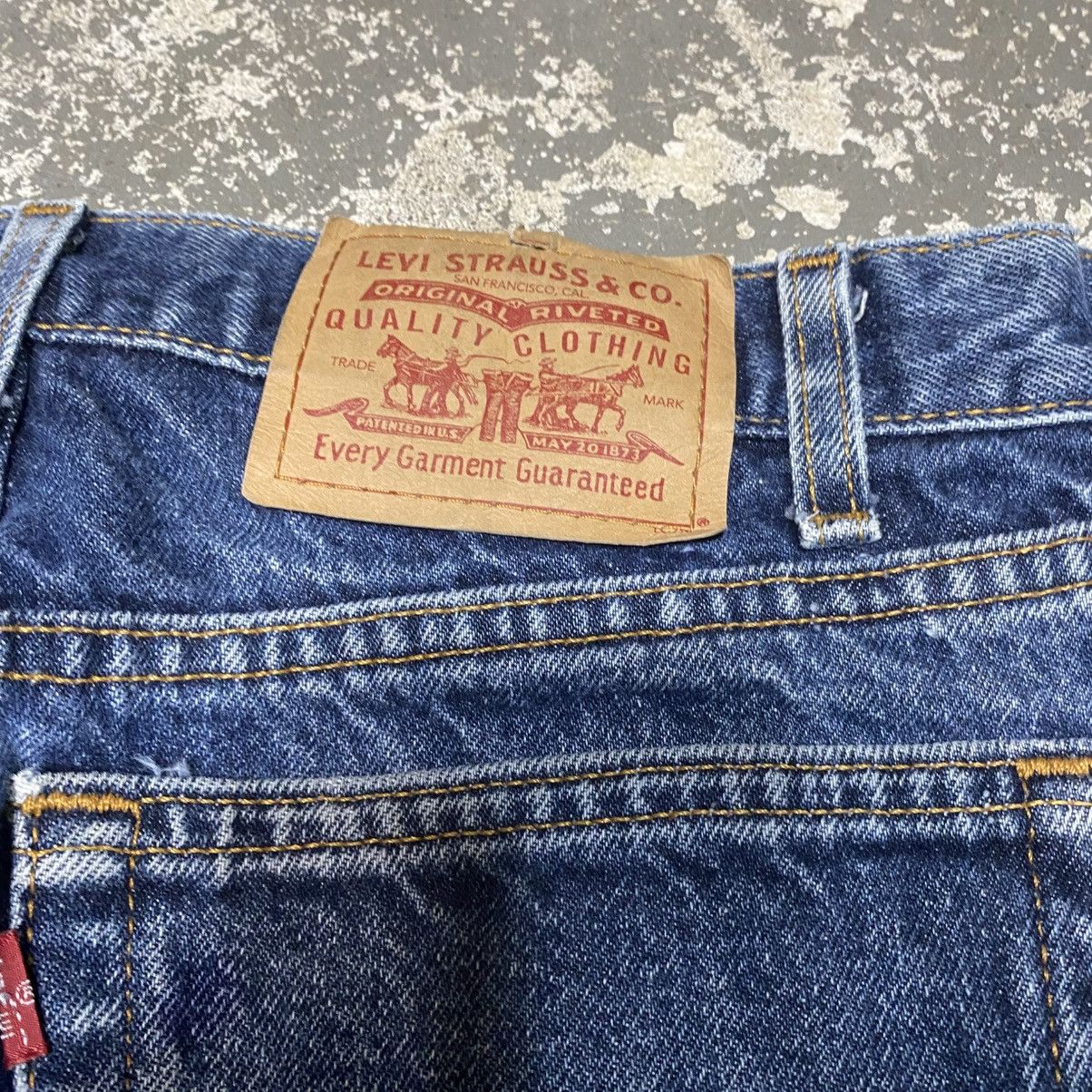Levi's × Vintage Vintage Levi’s Ever Garment Guarantee Denim Jeans USA 90s Size US 30 / EU 46 - 4 Thumbnail