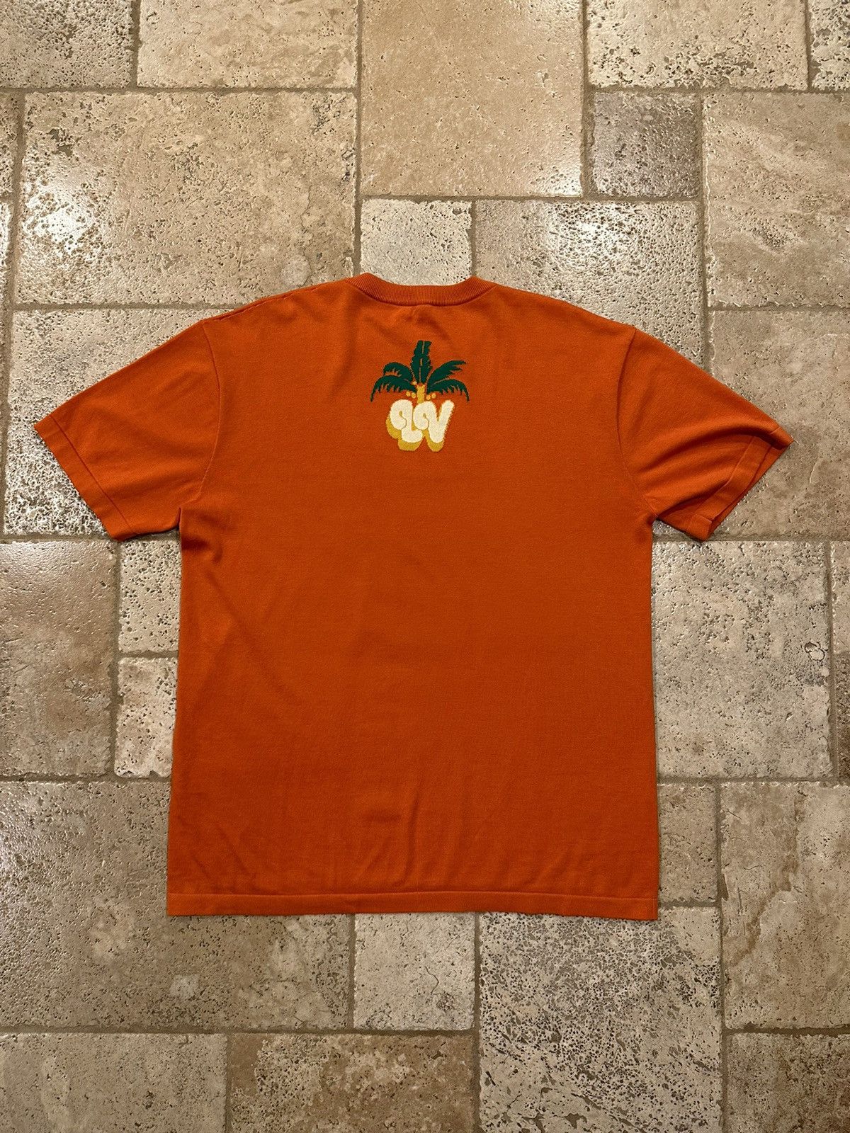 Louis Vuitton Louis Vuitton LV Orange Palm Tree Sweater Crewneck T-Shirt Size US XXL / EU 58 / 5 - 4 Thumbnail