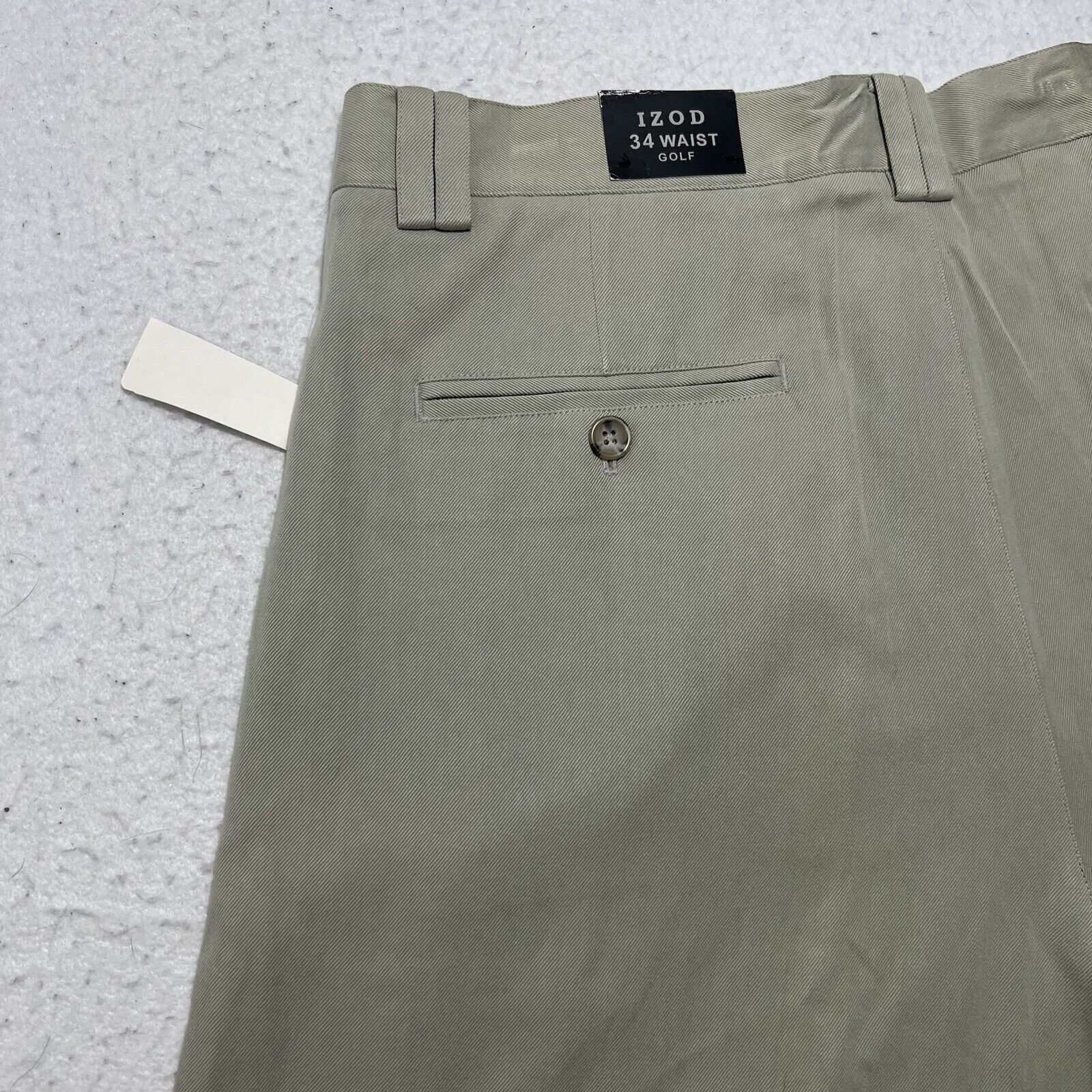 Izod IZOD Men's 34 Silk Blend Pleated Golf Shorts 9" Inseam Green Size US 34 / EU 50 - 7 Thumbnail