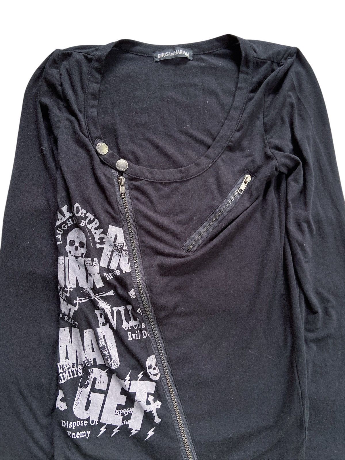 Japanese Brand GHOST OF HARLEM PUNK STYLE LONG SLEEVE Size US S / EU 44-46 / 1 - 4 Thumbnail