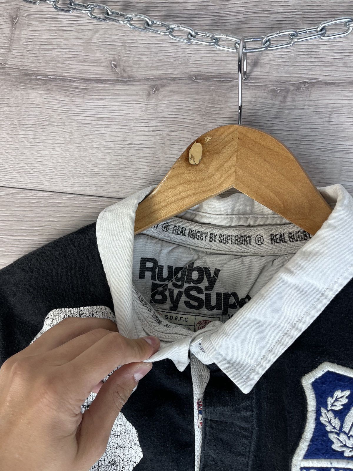 Superdry Men’s long sleeve Superdry size M rugby Size US M / EU 48-50 / 2 - 6 Thumbnail