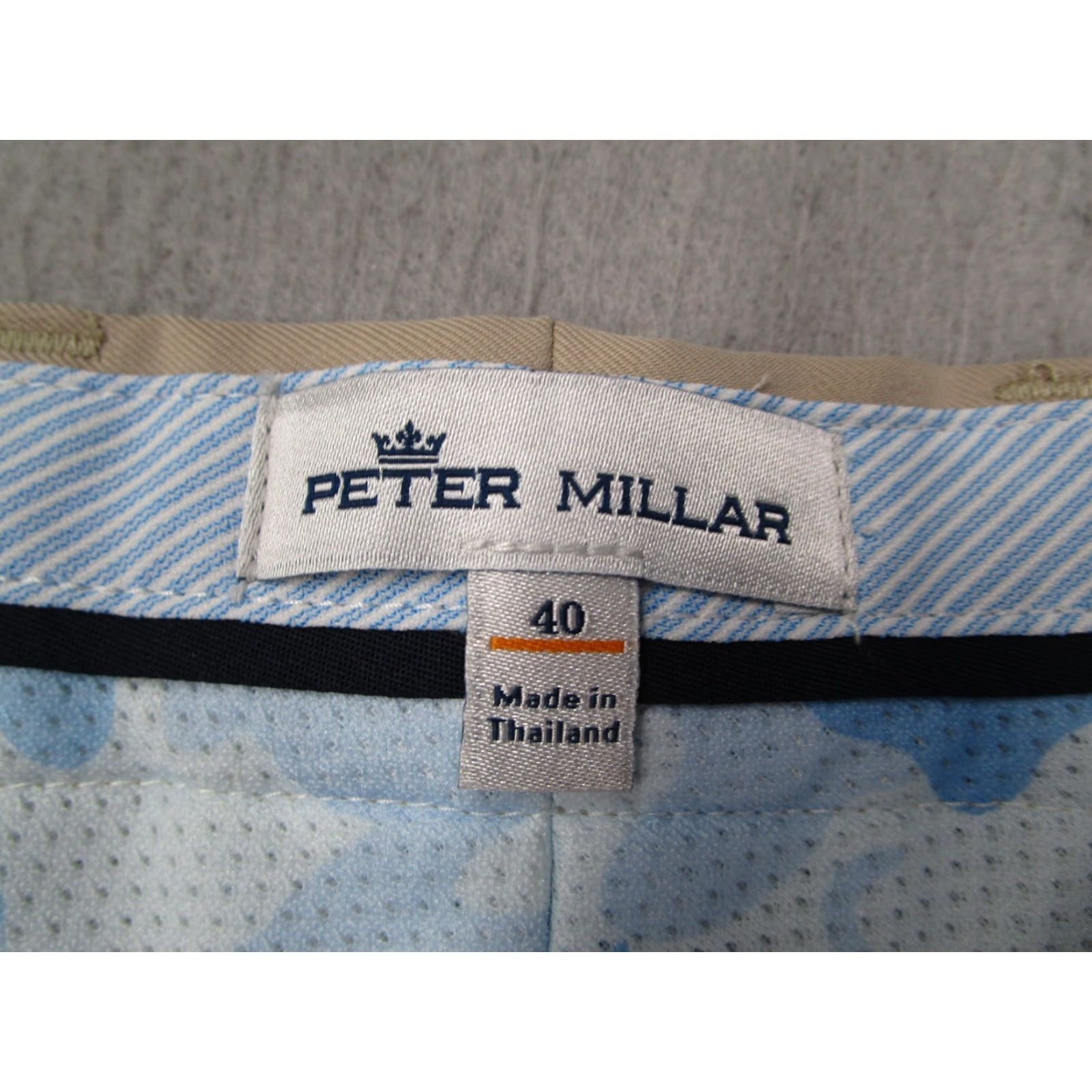 Peter Millar Peter Millar Shorts Mens 40 Beige Salem Performance Chino Golf Casual Size US 40 / EU 56 - 2 Thumbnail