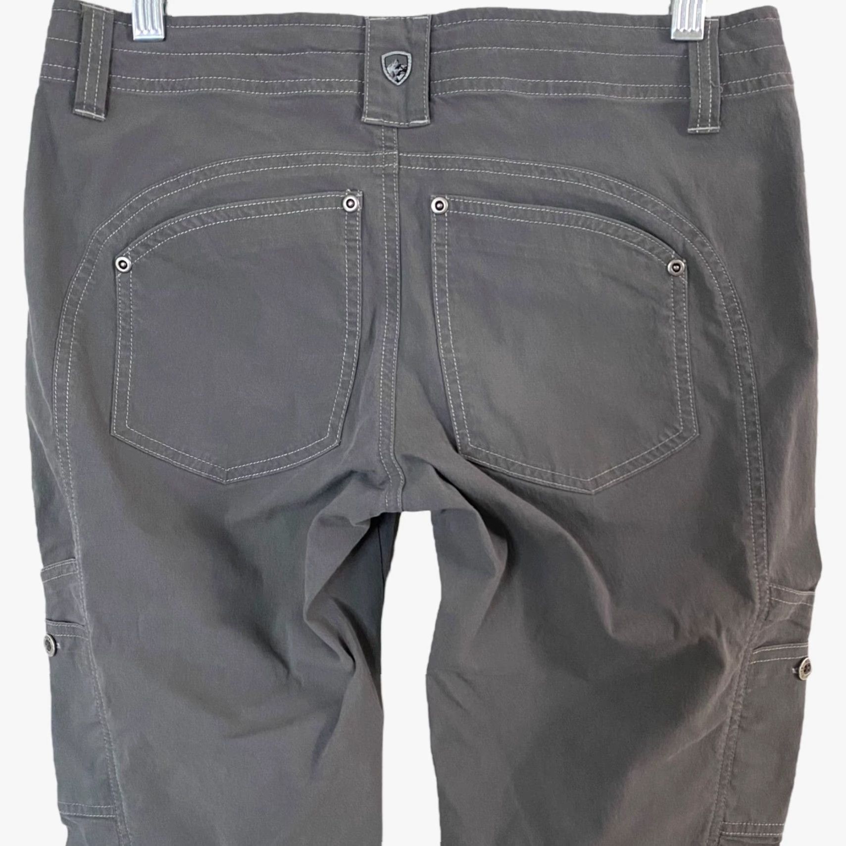Vintage VINTAGE Kuhl Free Range Cargo Capri Pants Gray Women's Size 4 Hiking Travel Outdoor Size 27" / US 4 / IT 40 - 6 Thumbnail