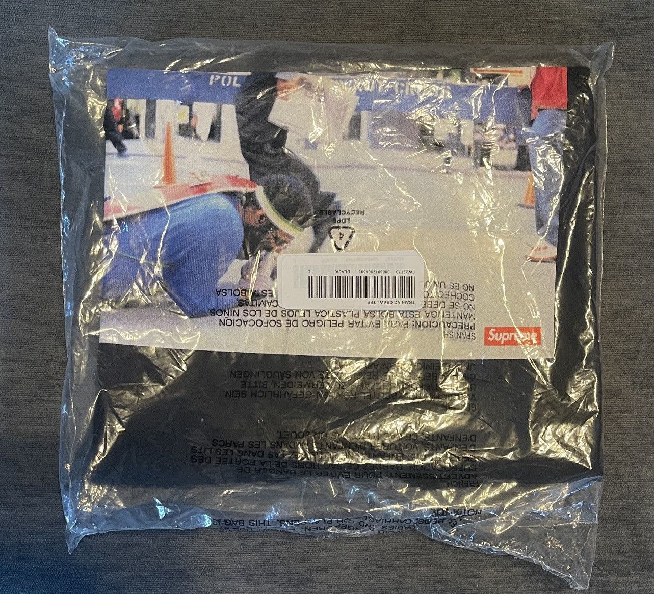 Supreme Supreme Pope.L Training Crawl Tee Size US L / EU 52-54 / 3 - 1 Thumbnail