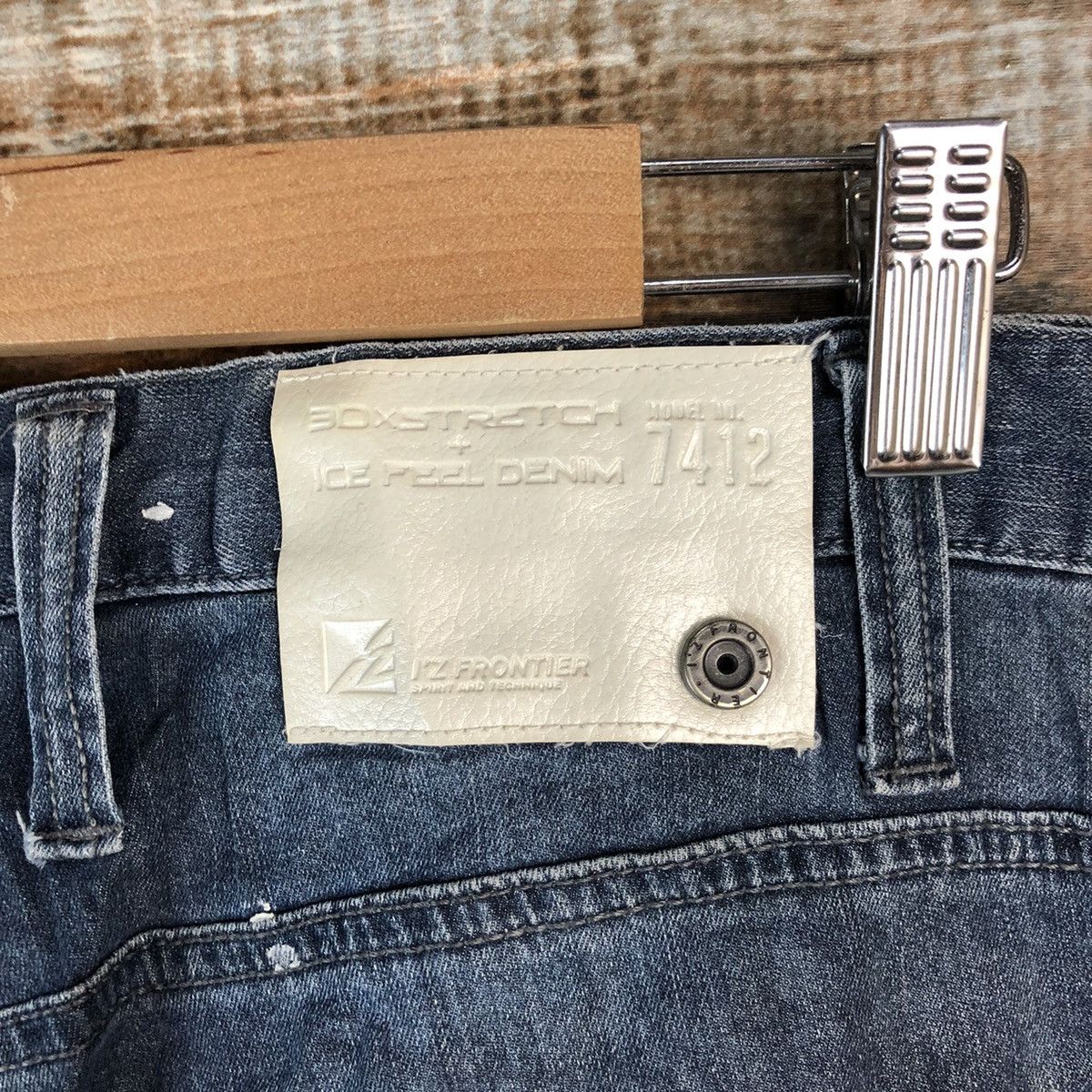 Japanese Brand Iz Frontier Blue Multipocket ripped Denim Pants #A2162 Size US 29 - 20 Thumbnail