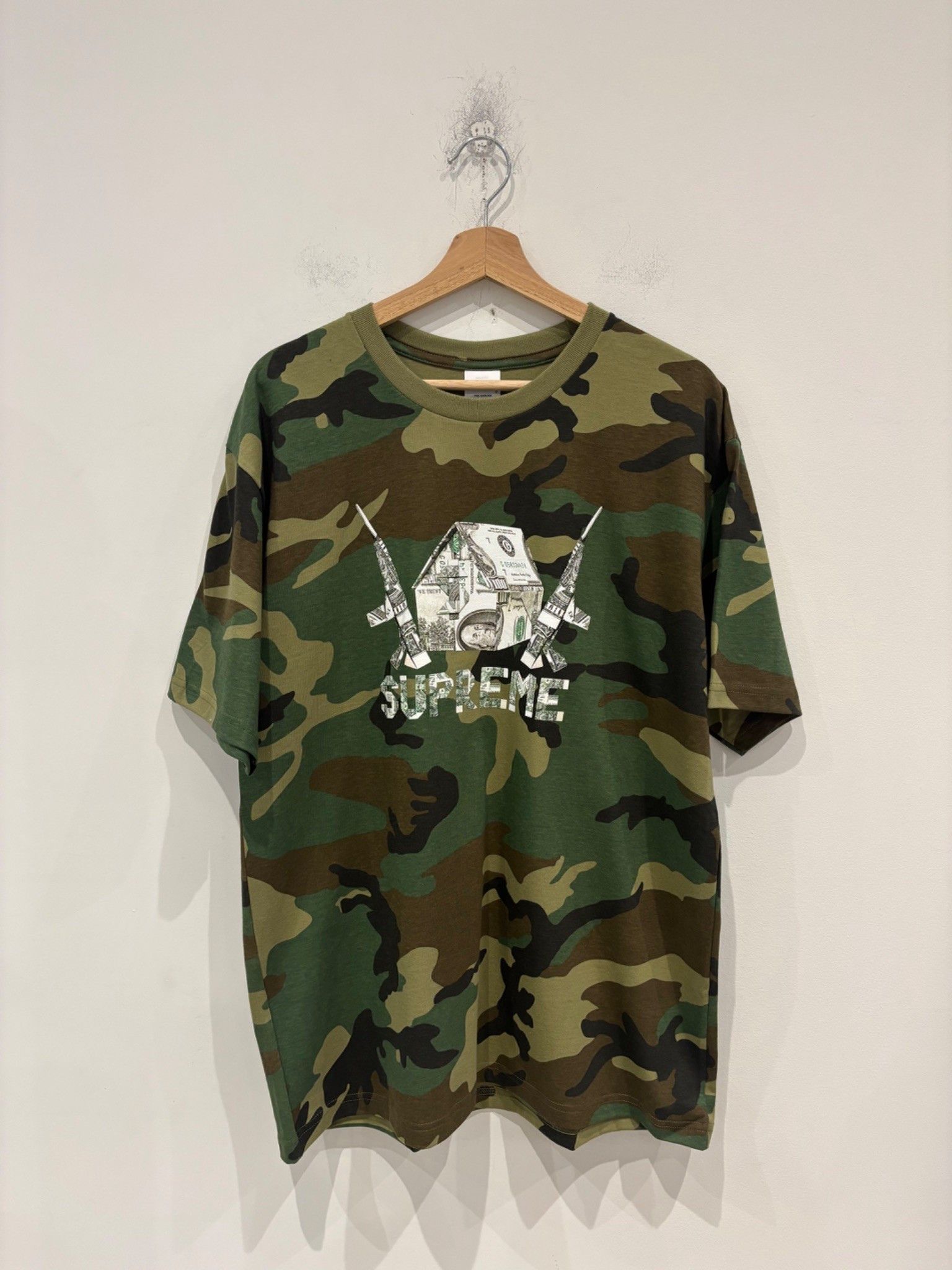 Supreme Supreme Origami Tee Woodland Camo Size US L / EU 52-54 / 3 - 1 Thumbnail
