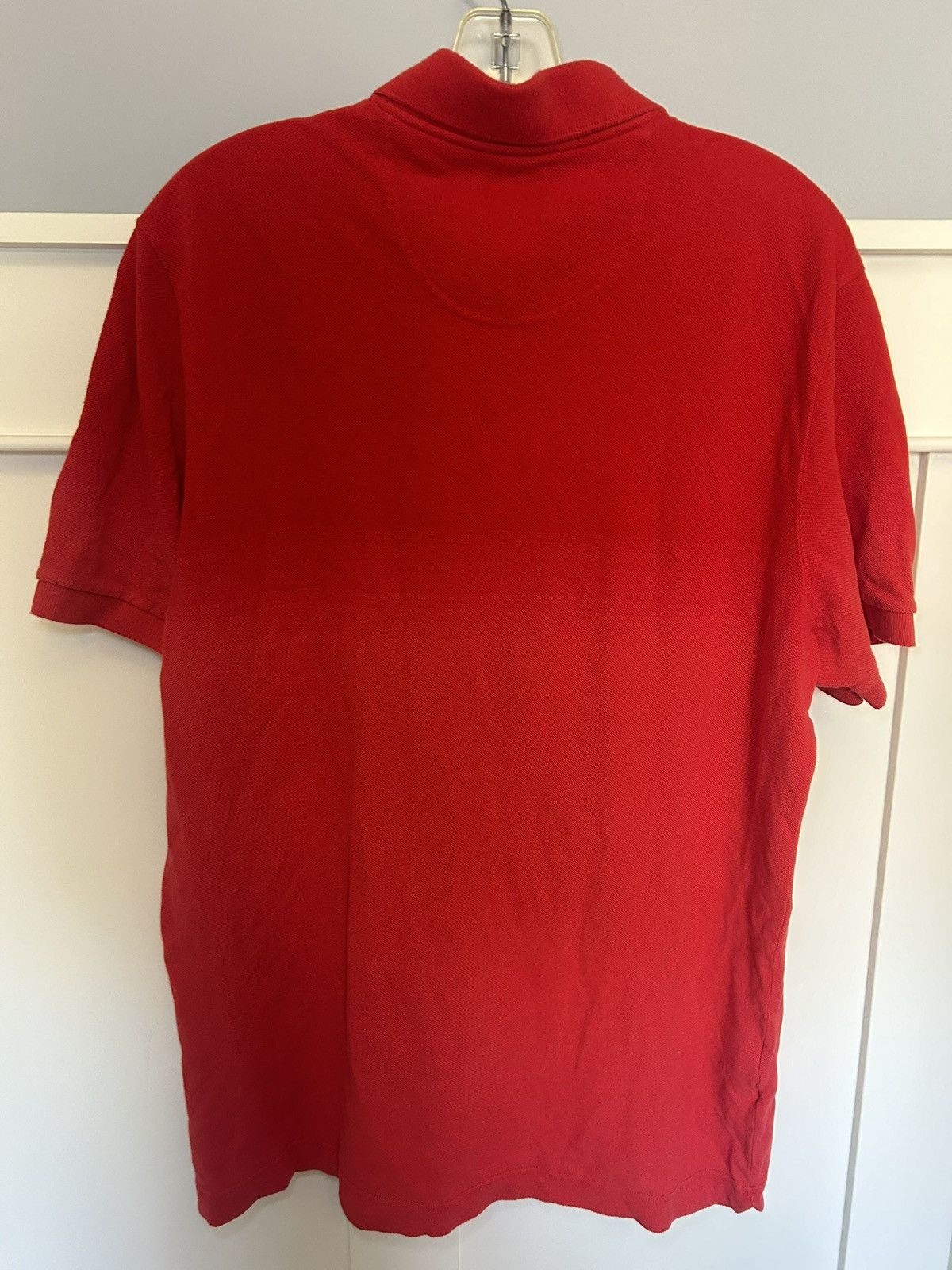 Lacoste Vintage Red Gradient Lacoste polo shirt Size US M / EU 48-50 / 2 - 2 Thumbnail