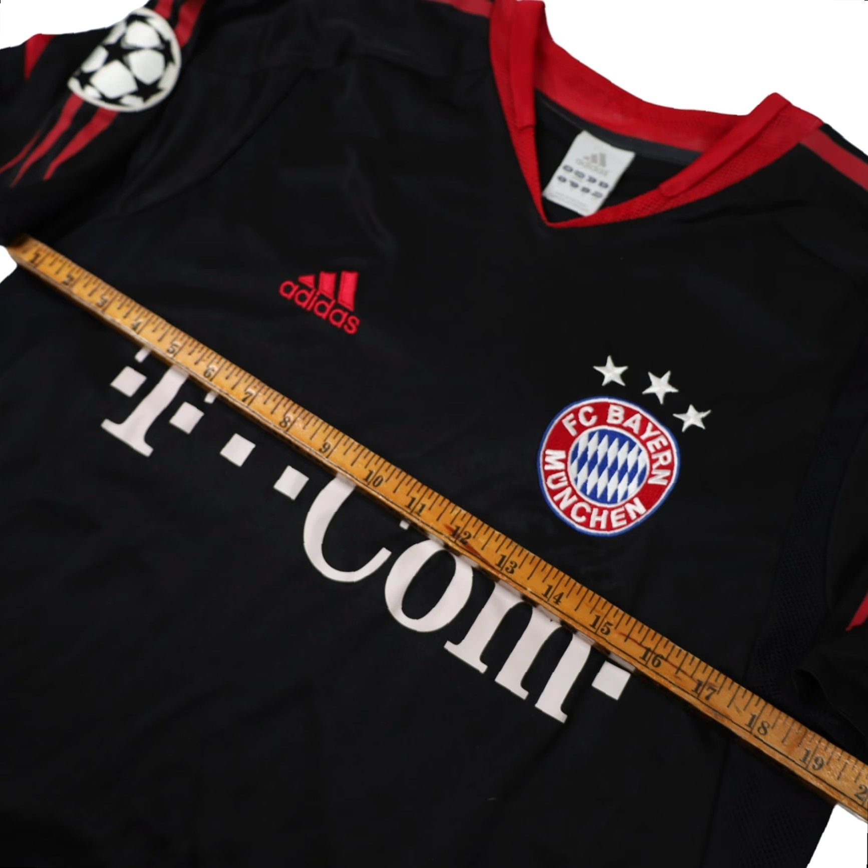 Adidas VINTAGE Adidas Mens Small FC Bayern Munchen Soccer Jersey Black Size US S / EU 44-46 / 1 - 5 Thumbnail