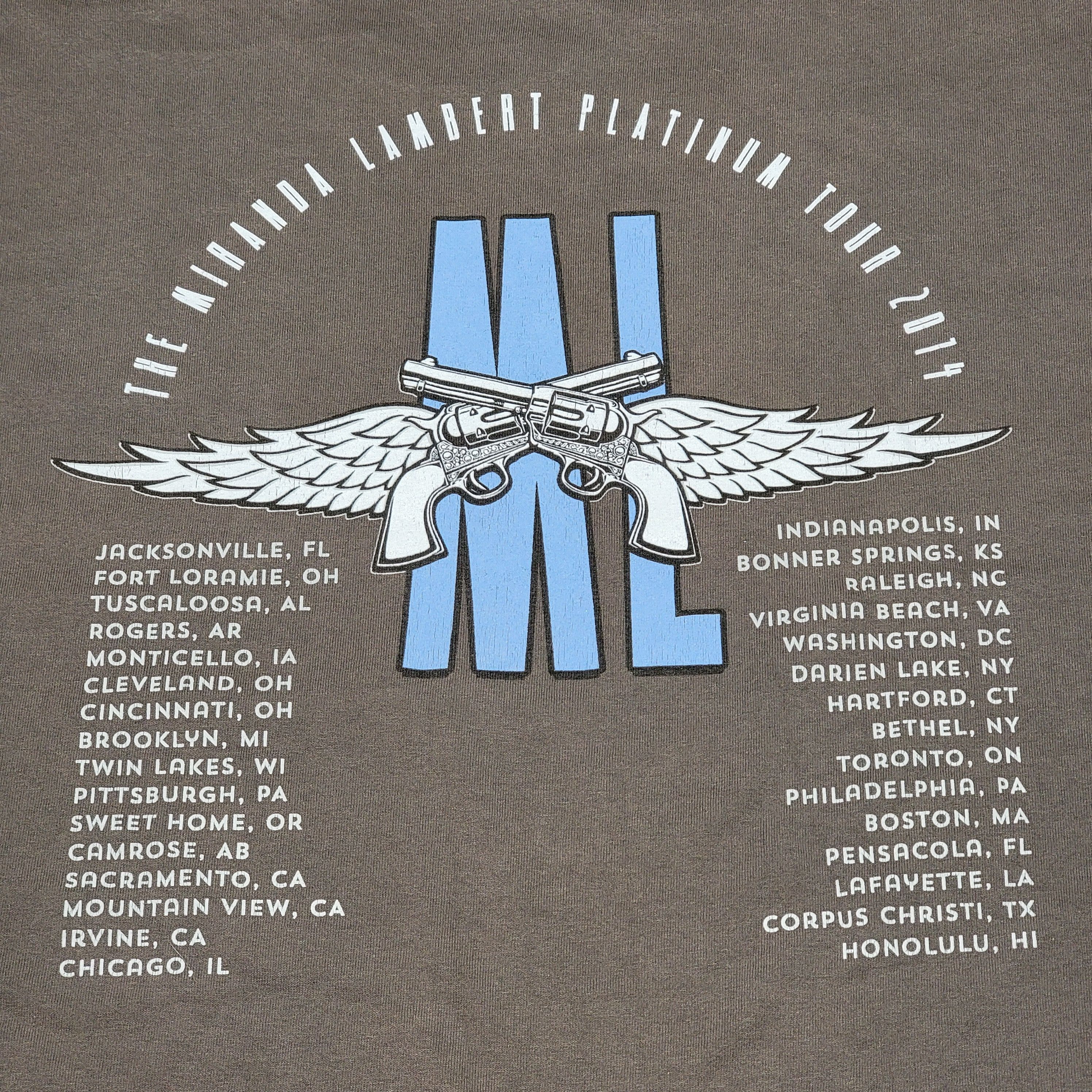 Gildan Gildan SS Tee "Miranda Lambert Platinum Tour 2014" - 2XL Size US XXL / EU 58 / 5 - 4 Thumbnail