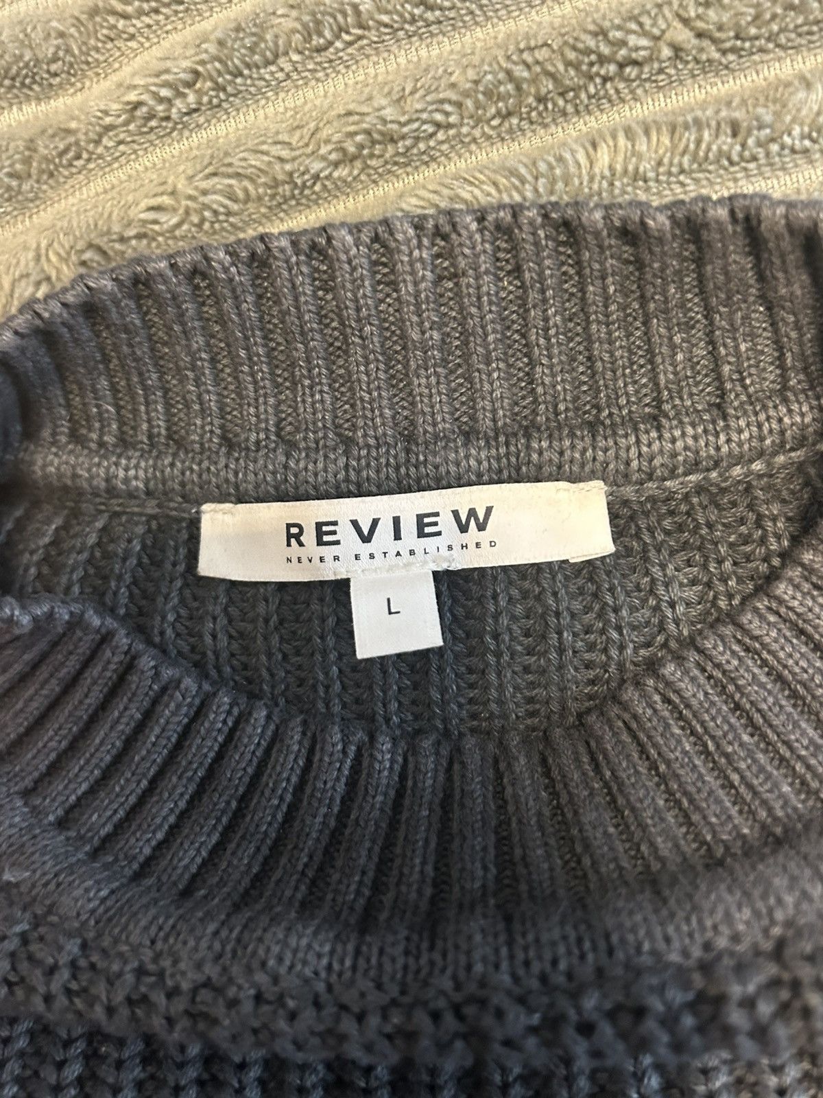 Review Review Never Established knit sweater dyed multicolor Size US L / EU 52-54 / 3 - 2 Thumbnail