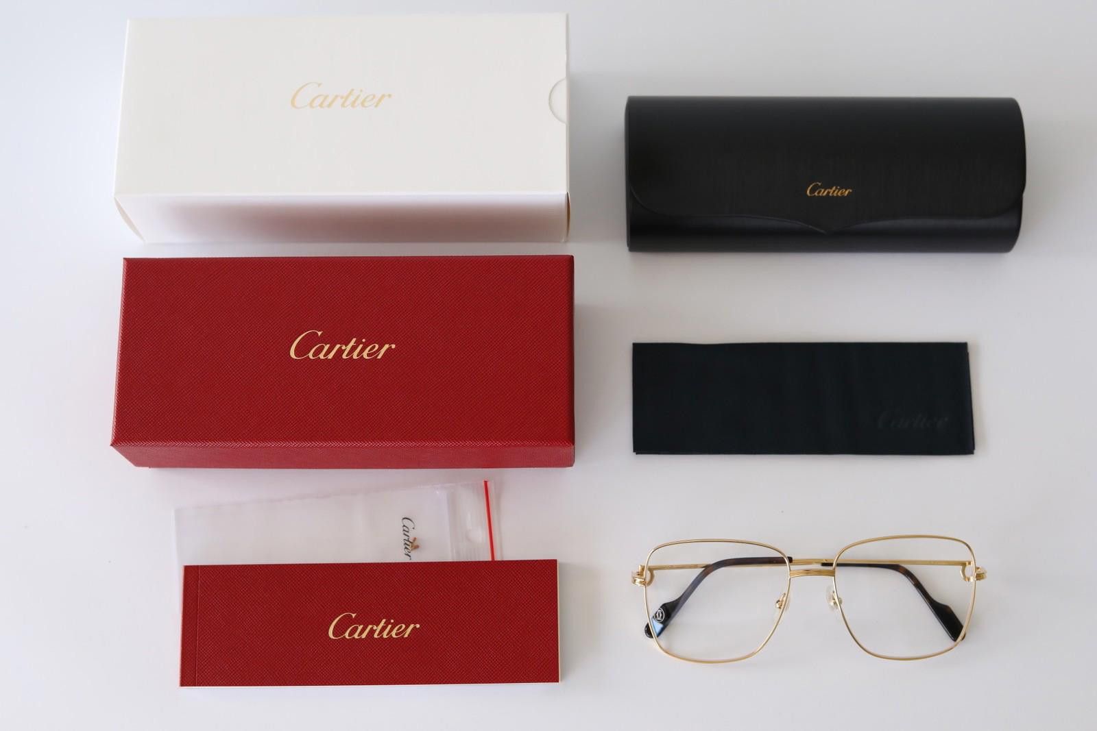 Cartier New Cartier eyewear optical eyeglasses CT0253O 002 gold Size ONE SIZE - 3 Thumbnail
