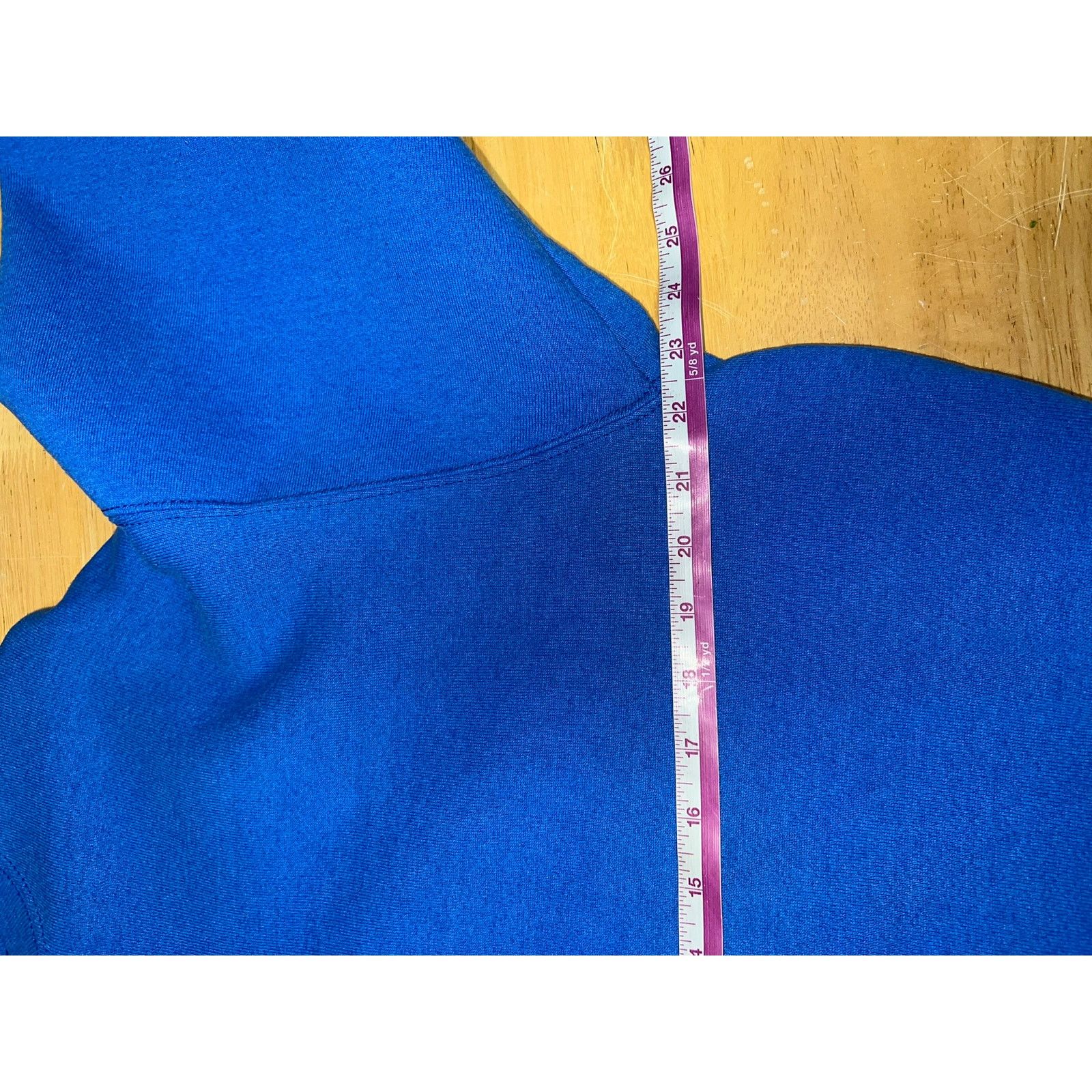 Vintage Vintage Blue Blank Sweatshirt Crewneck Heavy USA 90s Large Size US L / EU 52-54 / 3 - 7 Thumbnail