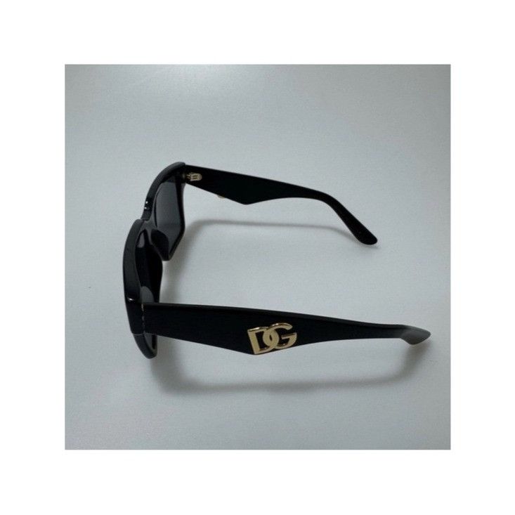 Dolce & Gabbana Dolce & Gabbana Rectangular Frame TintedSunglasses Black Gol Size ONE SIZE - 3 Thumbnail