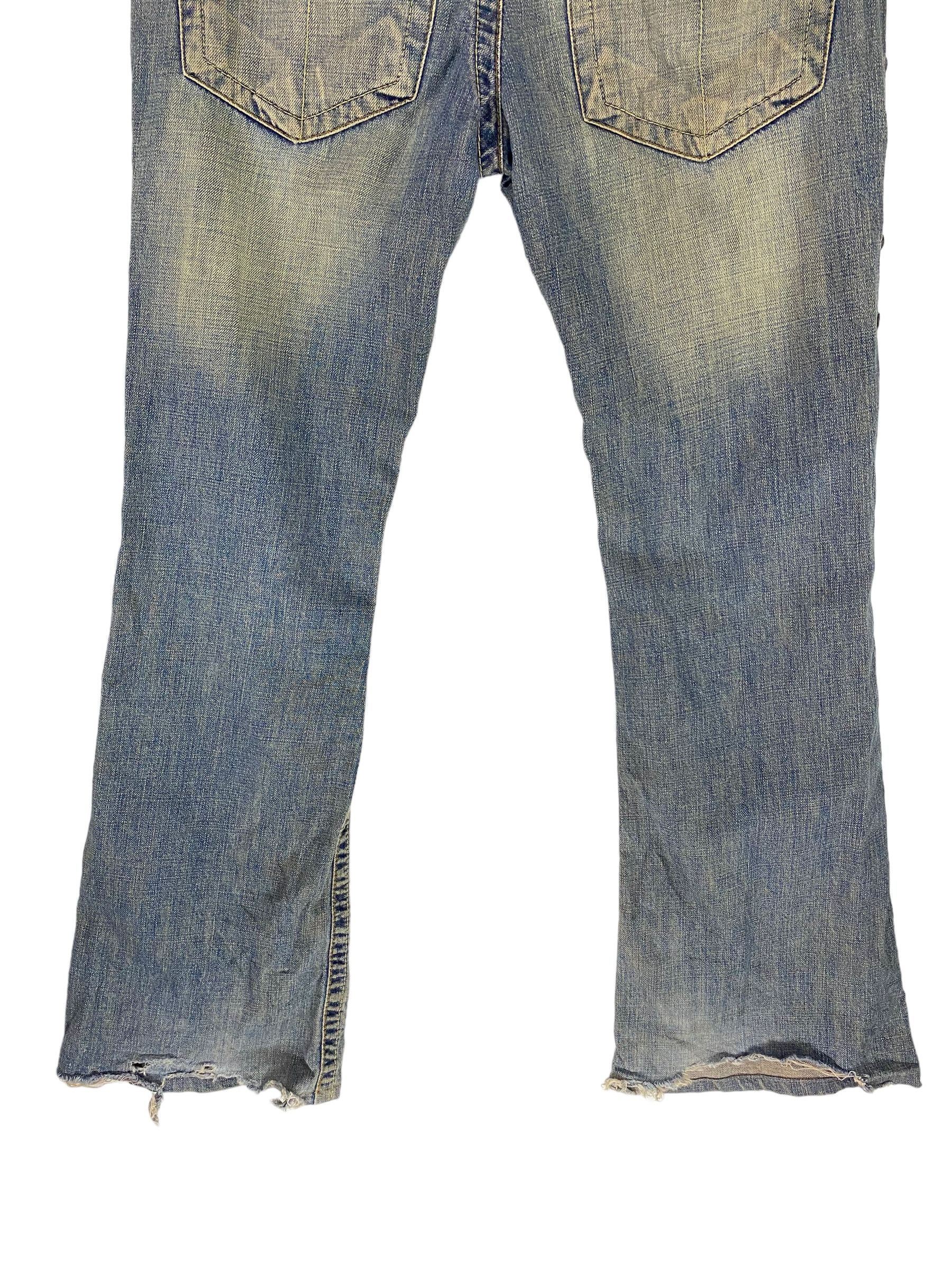 Japanese Brand × Vanquish Vanquish distressed low rise flare jeans Size US 34 / EU 50 - 9 Thumbnail