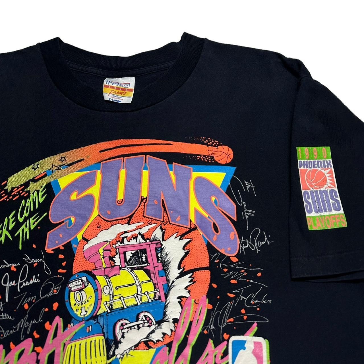 NBA × Vintage Vintage Phoenix Suns 1990 Train Breakthrough T-Shirt Size US XL / EU 56 / 4 - 4 Thumbnail