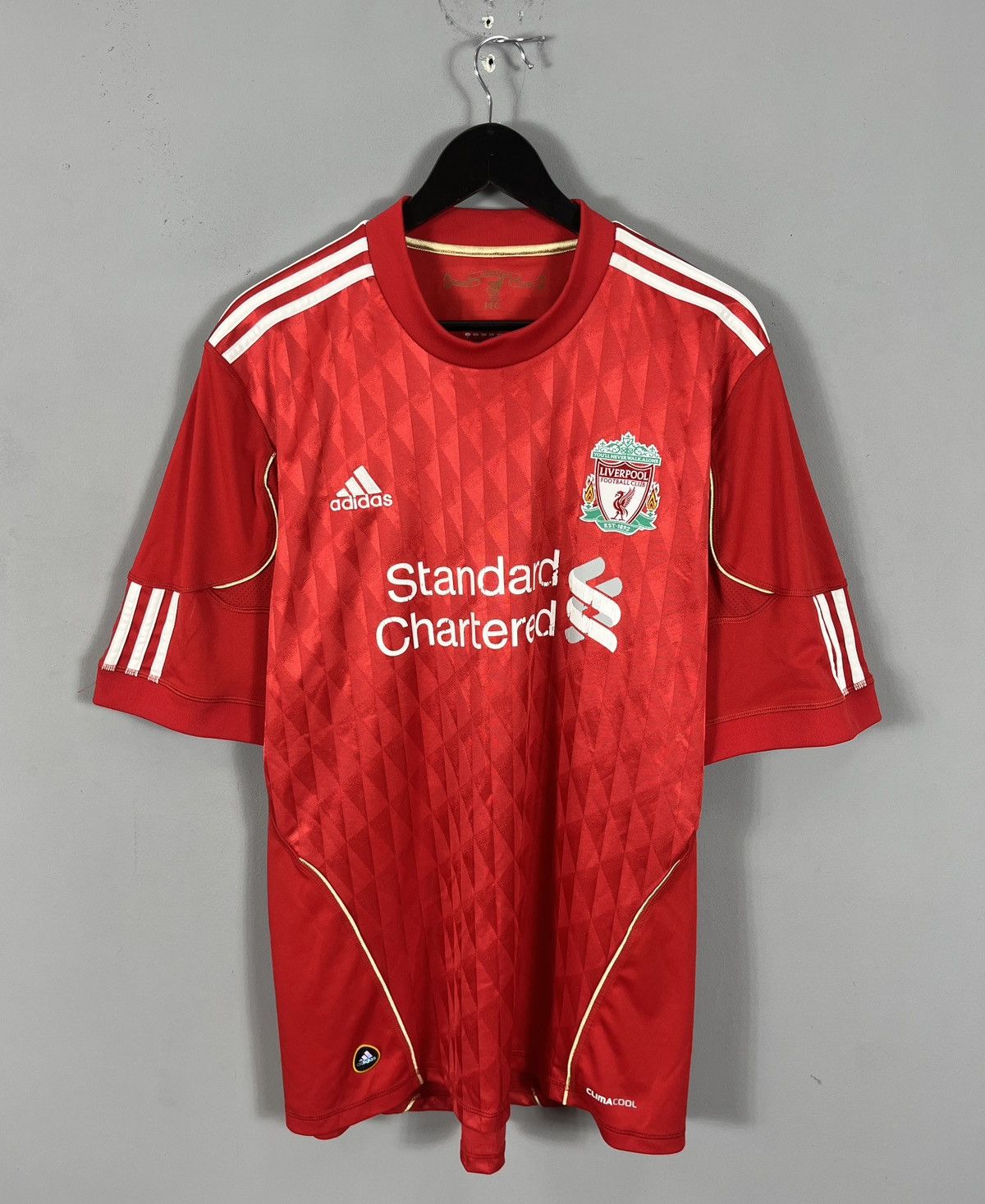 Adidas Liverpool FC Adidas 2010/11 Home Y2k Football Shirt Size US L / EU 52-54 / 3 - 1 Thumbnail