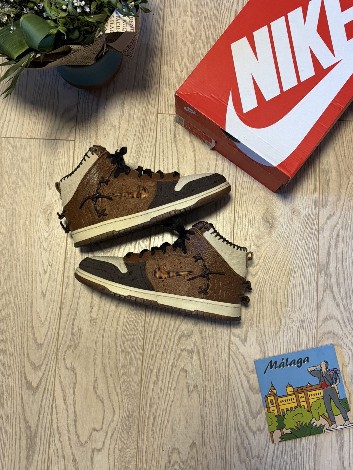Bodega × Nike Nike Dunk High x Bodega Legend - Fauna Brown 11 / 45 Size US 11 / EU 44 - 1 Thumbnail