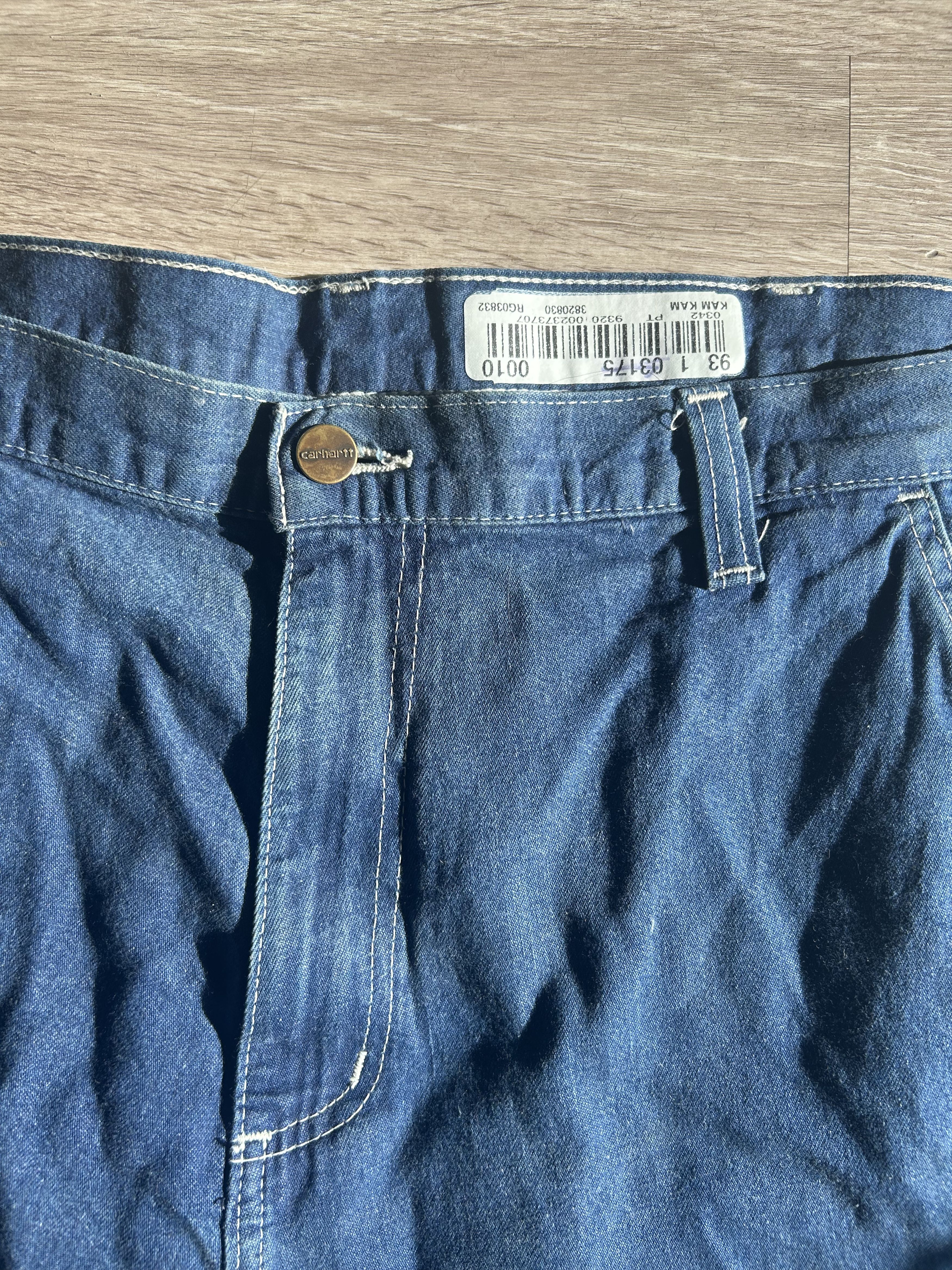Carhartt Carhartt Blue Denim Carpenter Pants Size US 38 / EU 54 - 2 Thumbnail