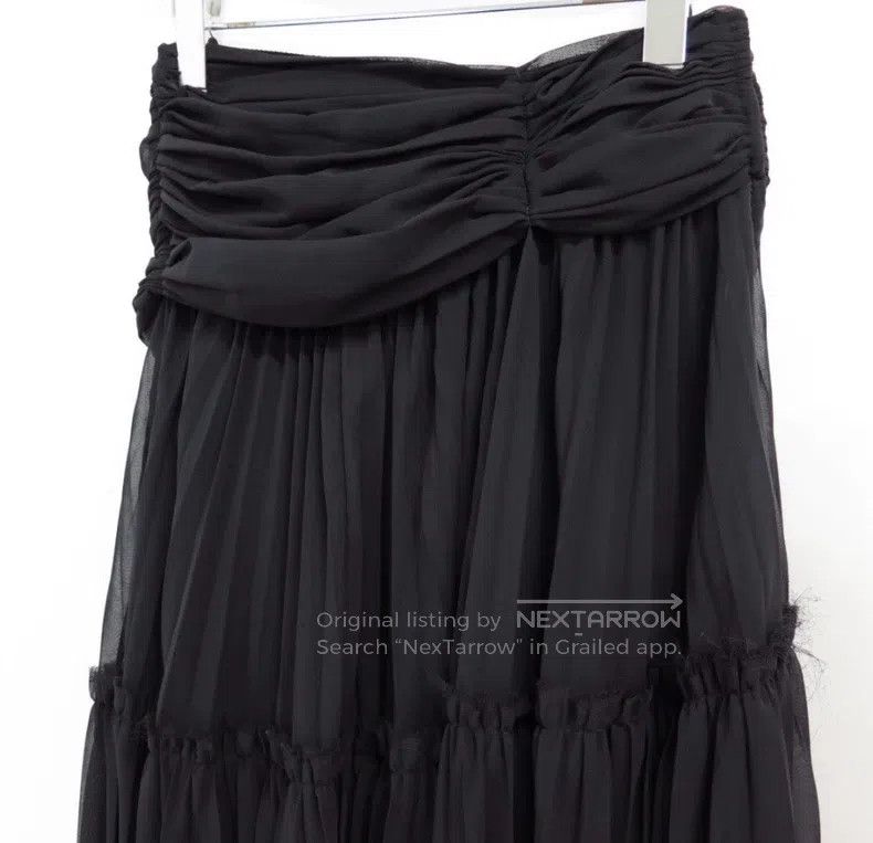 Comme des Garcons Comme Des Garcons size S Pleated decoration half skirt Size 23" - 3 Thumbnail
