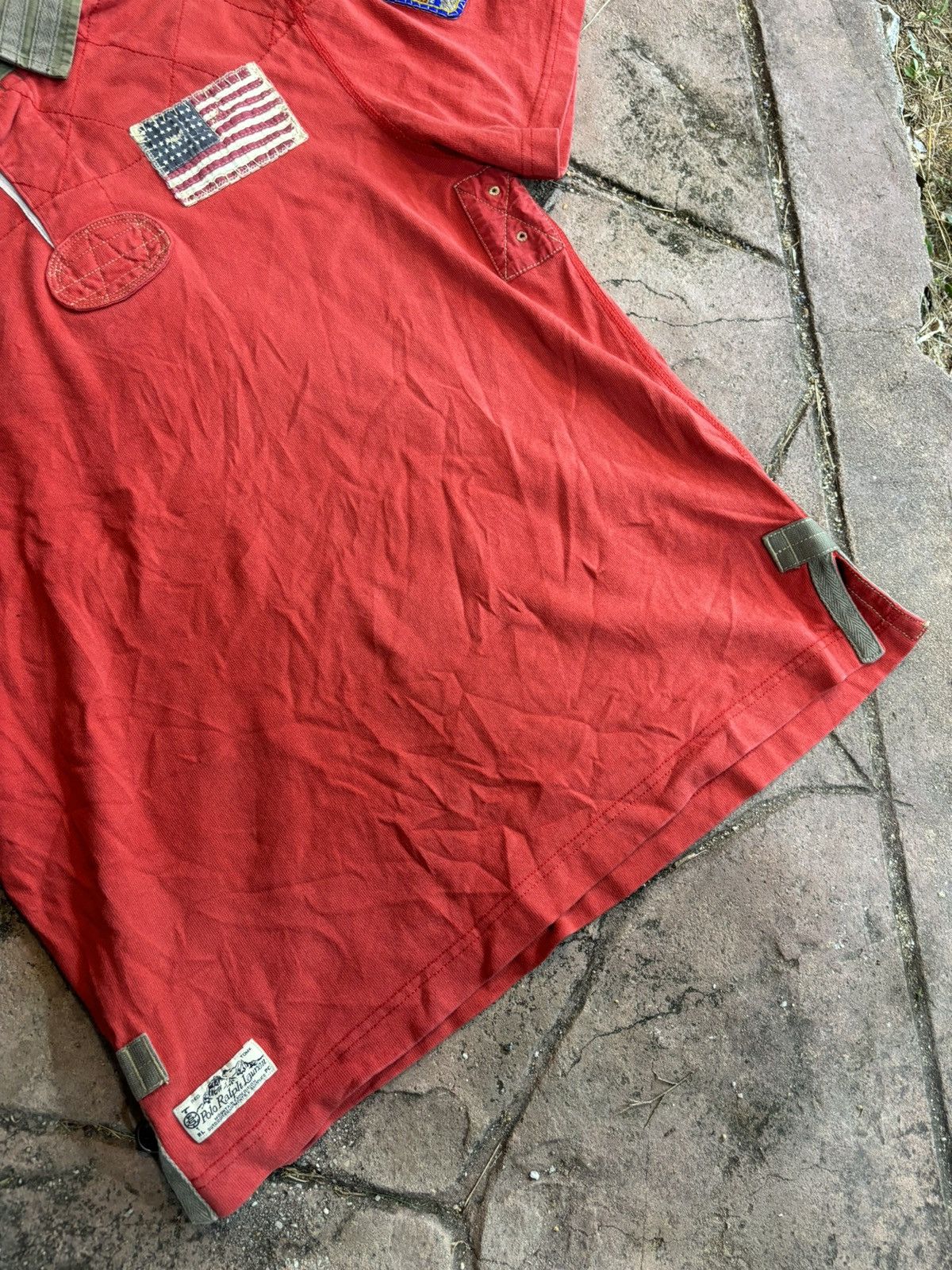 Vintage Vintage Polo Ralph Lauren Polo Tshirt Size US L / EU 52-54 / 3 - 3 Thumbnail