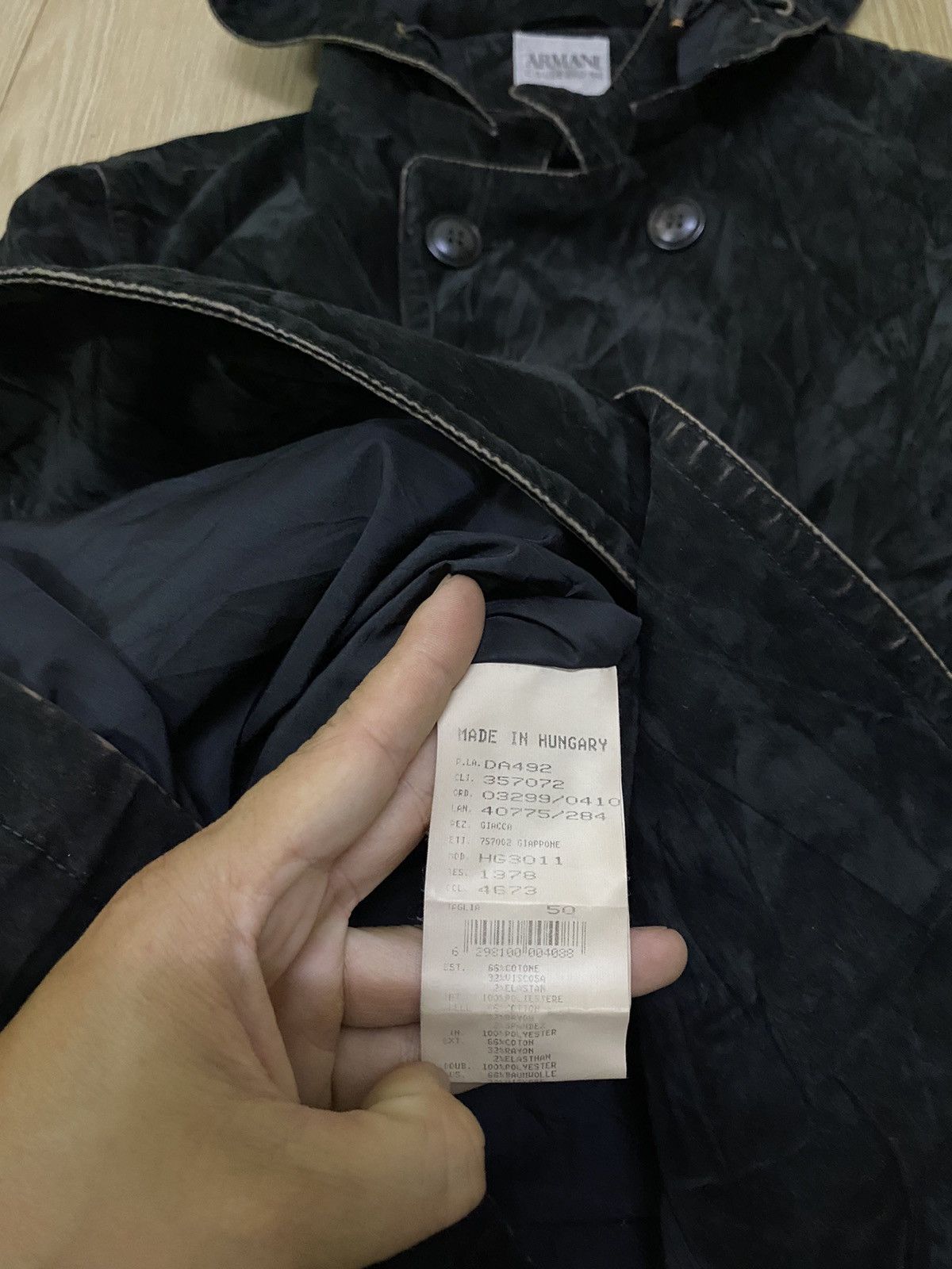 Armani Collezioni Armani Collezioni made in Uruguay Velvet hoodie jacket Size US M / EU 48-50 / 2 - 6 Thumbnail