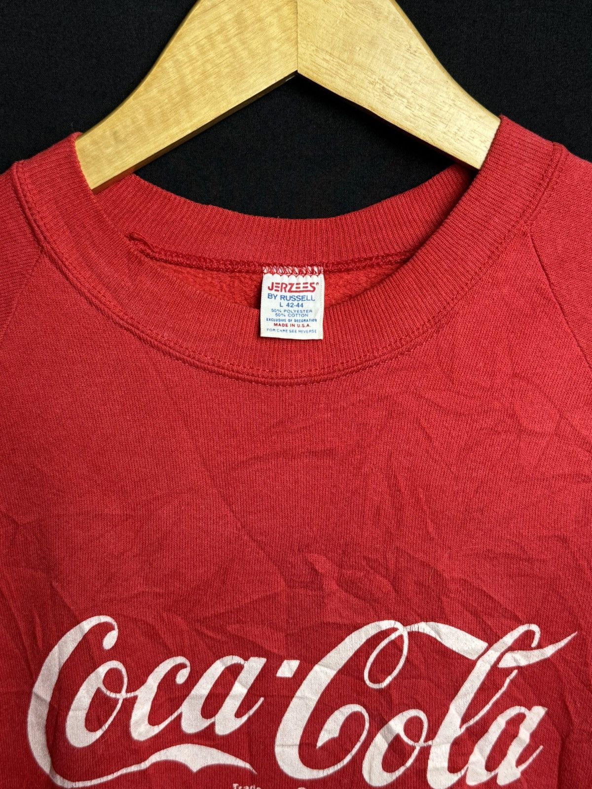 Coca Cola × Russell Athletic × Vintage Coca Cola Vintage Sweatshirt Size US L / EU 52-54 / 3 - 5 Thumbnail