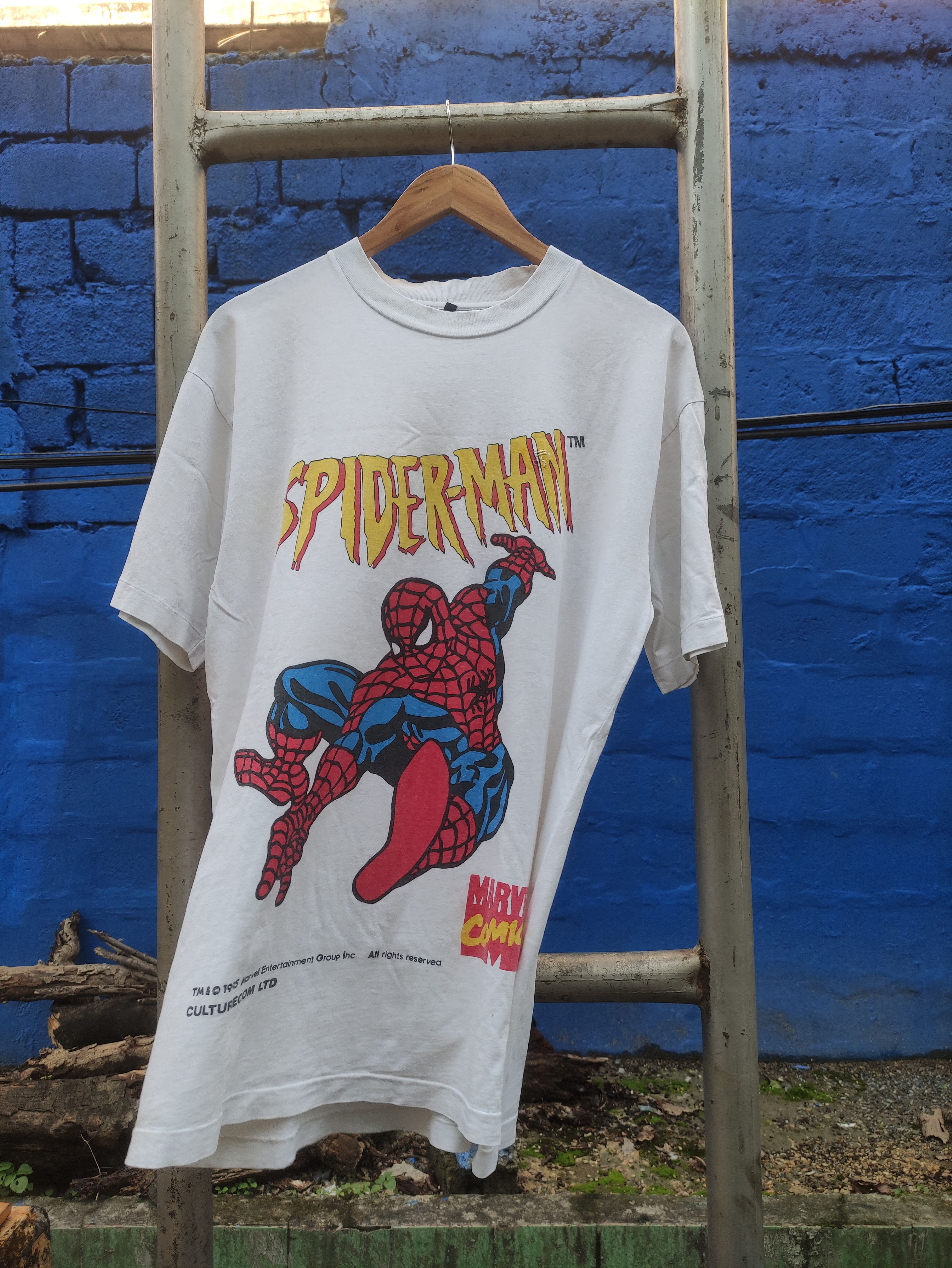 Vintage Vintage Animated Spider-Man Shirt Marvel Comics Size US L / EU 52-54 / 3 - 2 Thumbnail