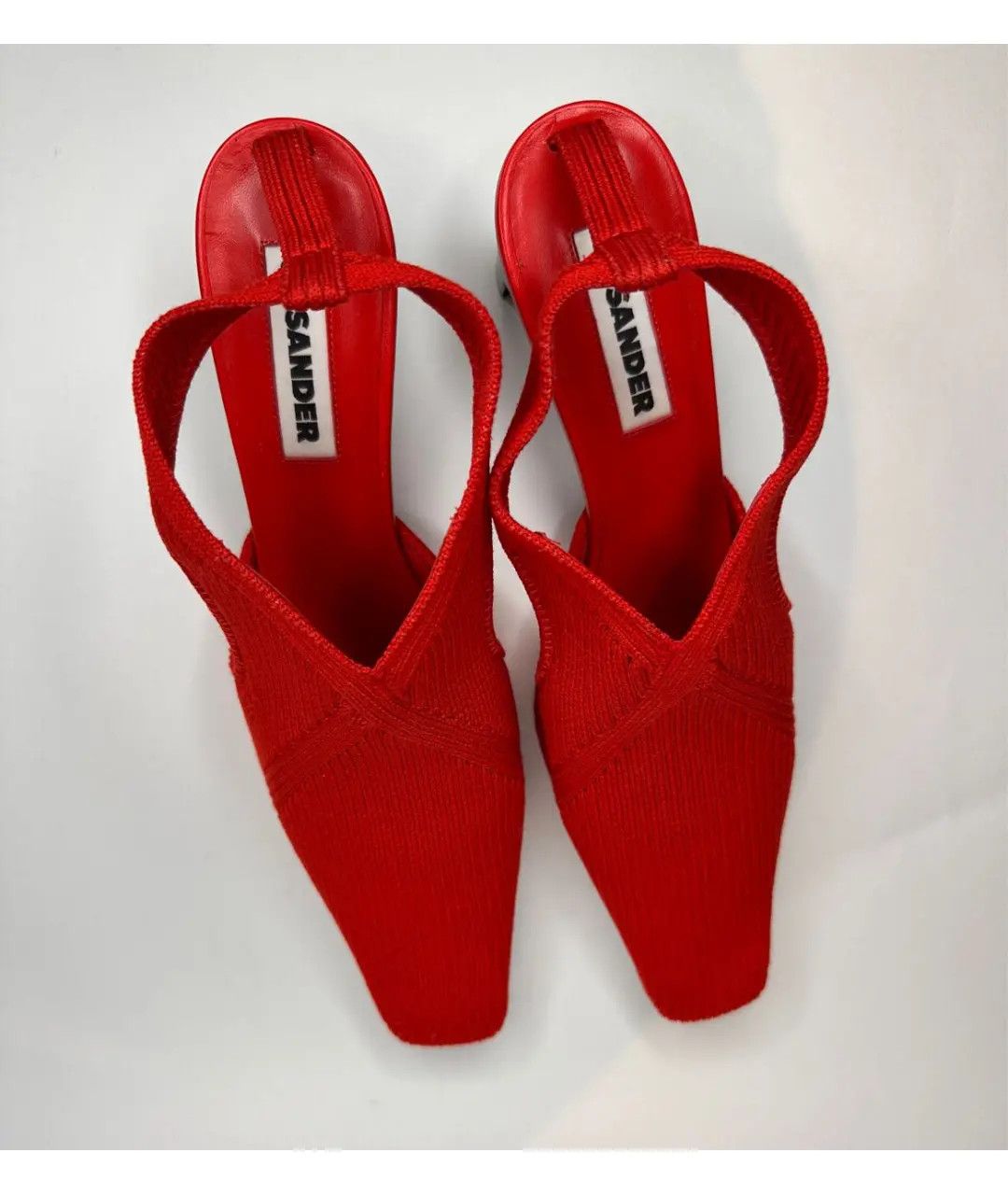 Jil Sander o1y1025 Pumps in Red Size US 7 / IT 37 - 4 Thumbnail