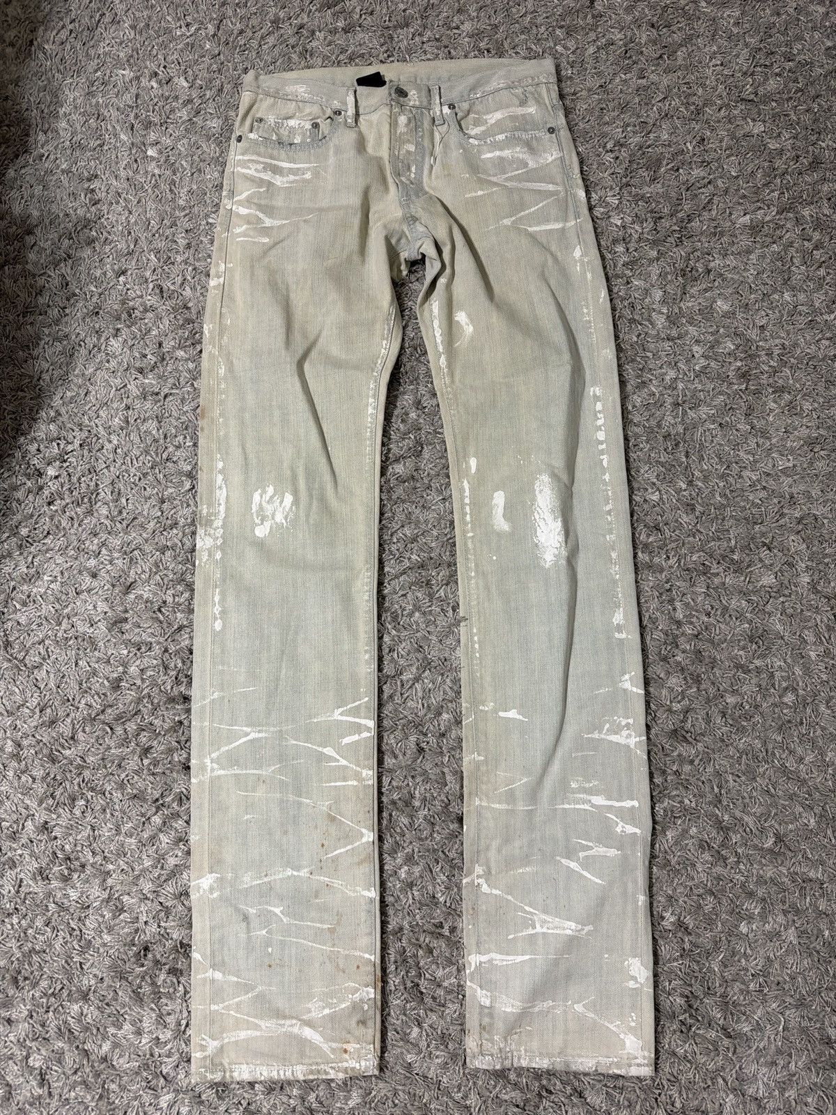 Dior Dior KVA 2009 Paint Splatter Jeans Size US 32 / EU 48 - 1 Thumbnail