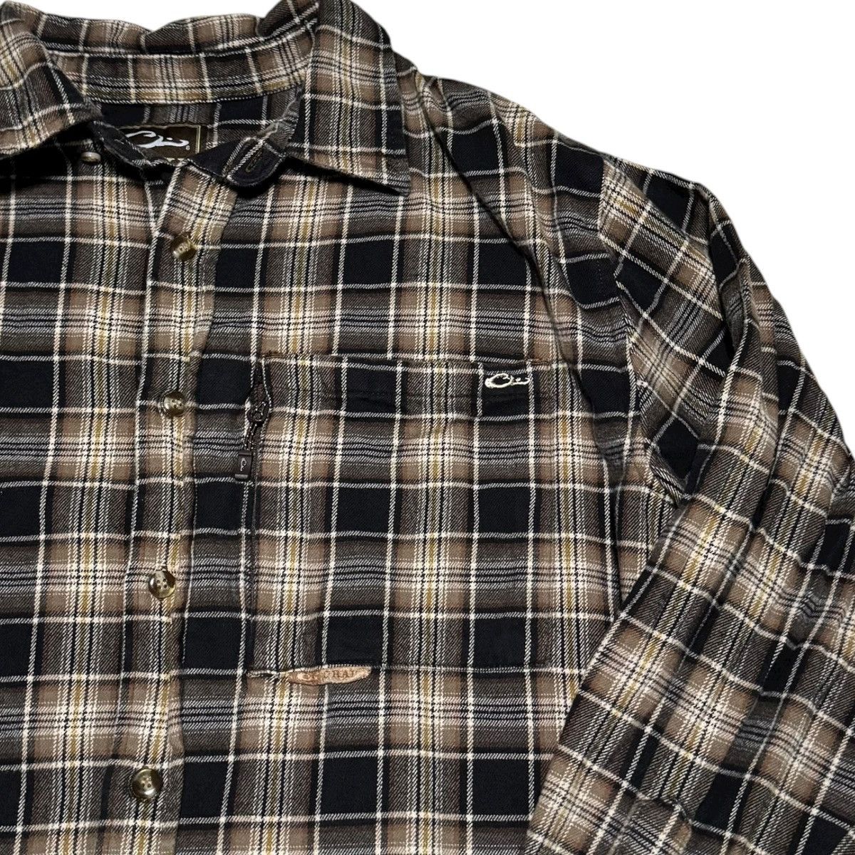 Drake Drake Waterfowl Autumn Long Sleeve Plaid Flannel Men's L Size US L / EU 52-54 / 3 - 2 Thumbnail
